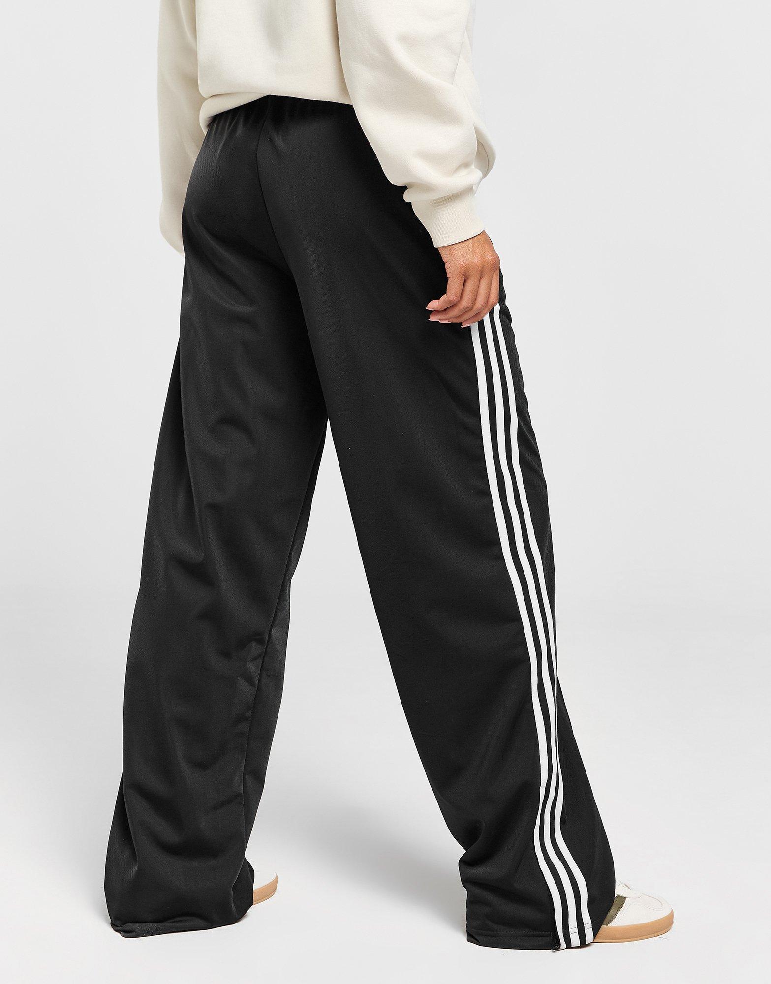 Black adidas Originals Oversized Firebird Track Pants - JD