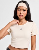 adidas Originals T-shirt Trefoil Essential Ribbed Femme