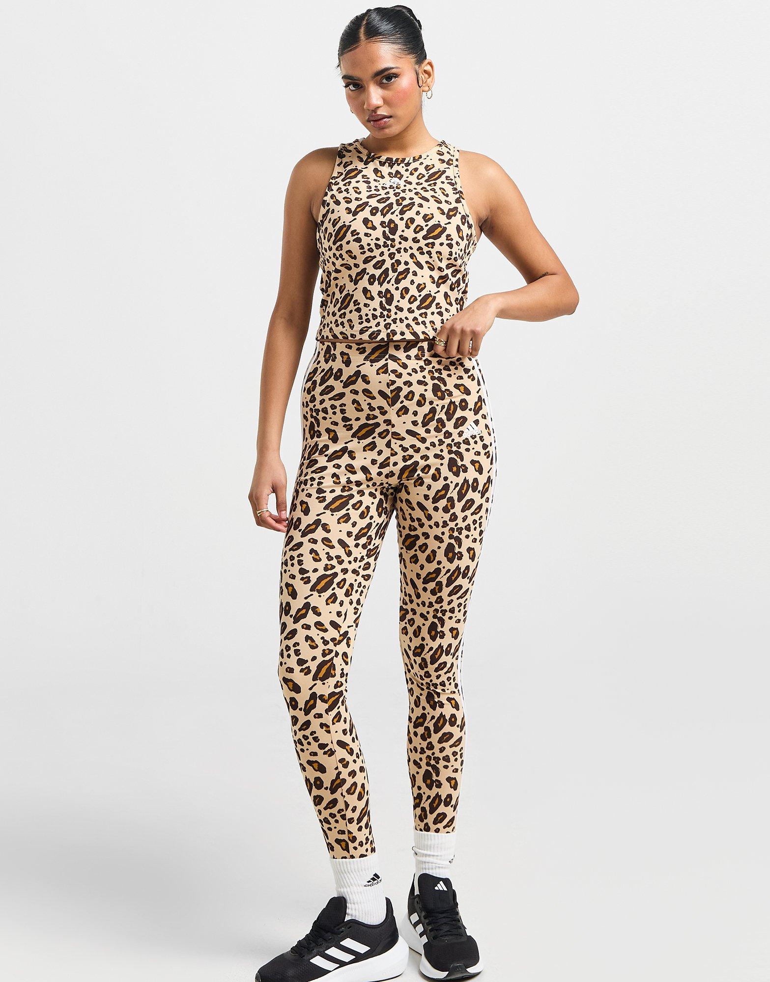 adidas Badge of Sport Leopard Print Tank Top