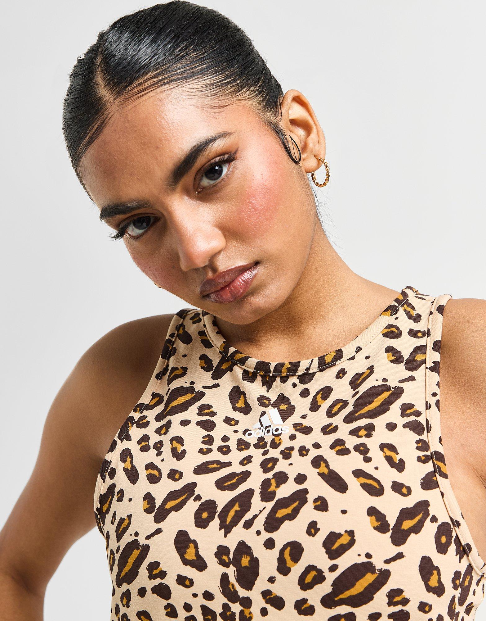 adidas Badge of Sport Leopard Print Tank Top