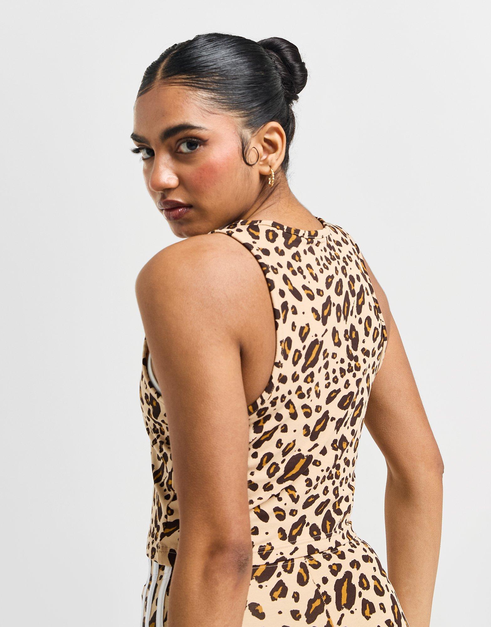 adidas Badge of Sport Leopard Print Tank Top