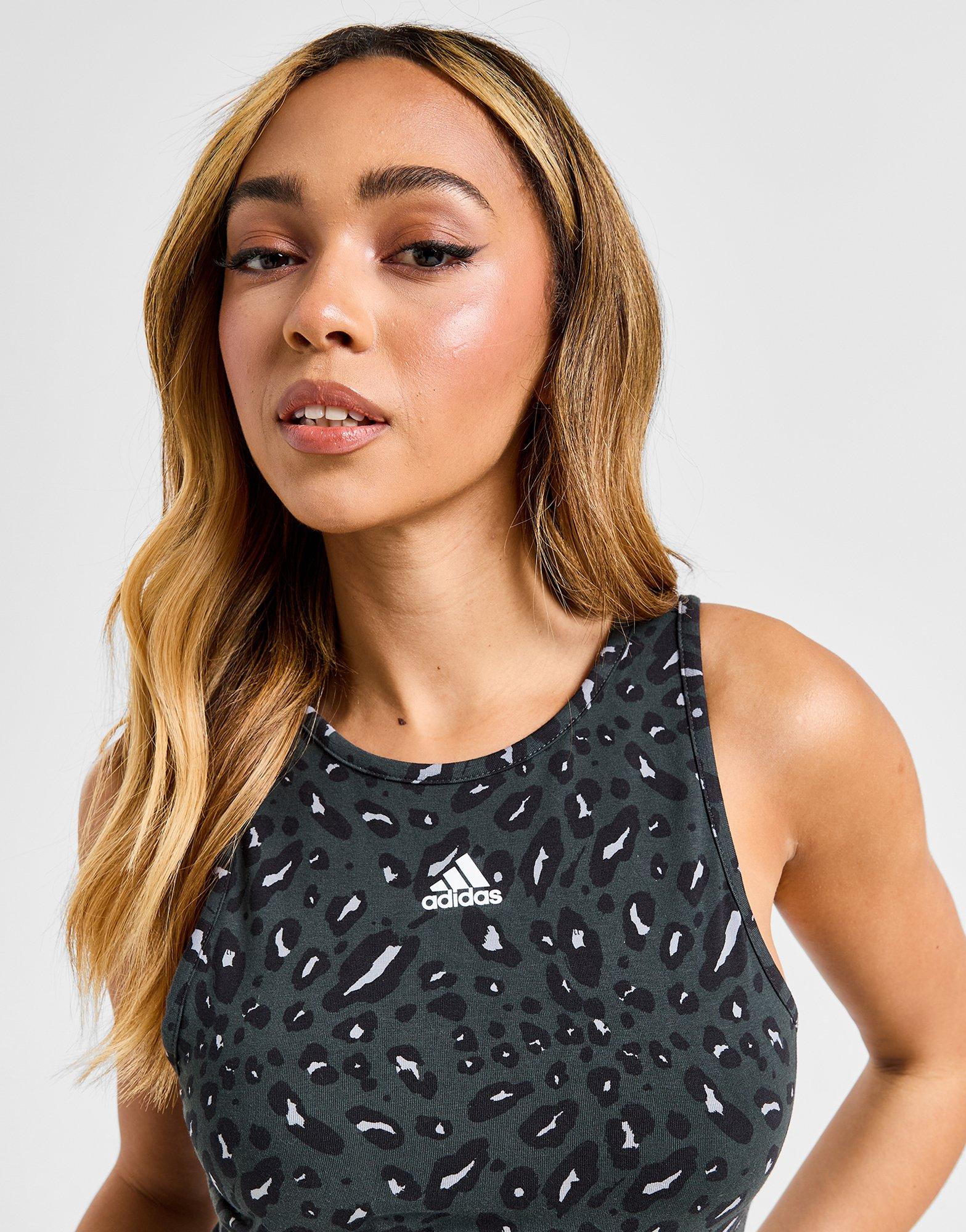 adidas Badge of Sport Leopard Print Tank Top
