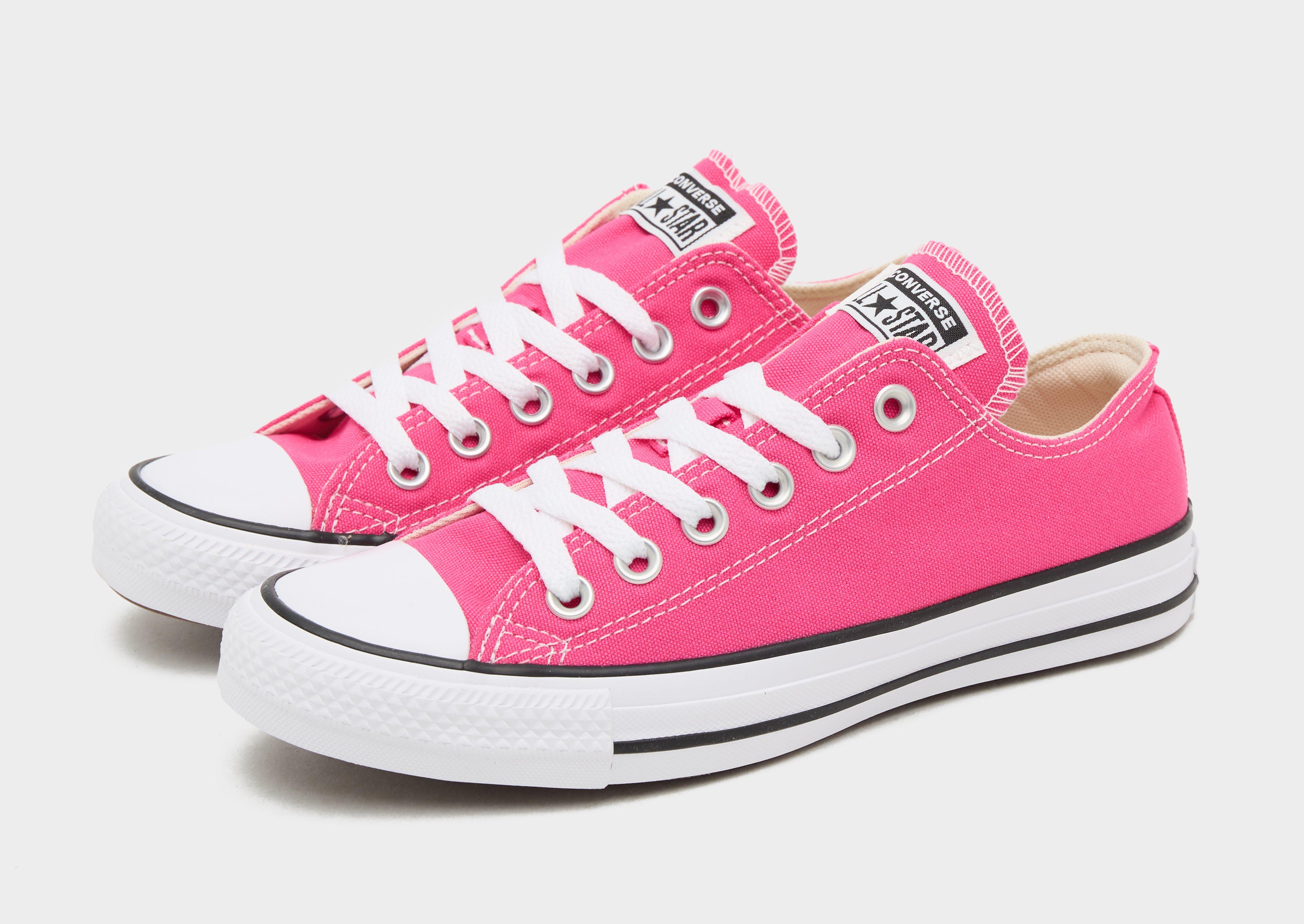 Converse all star ox on sale pink