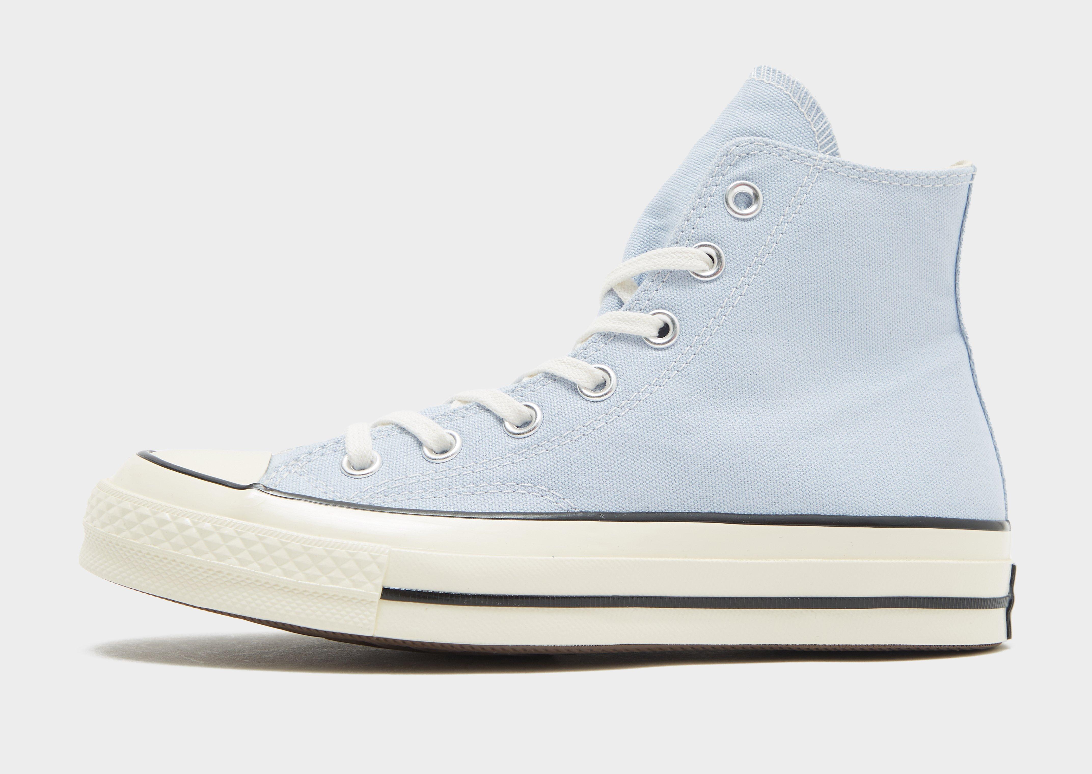 Light blue shop converse low tops