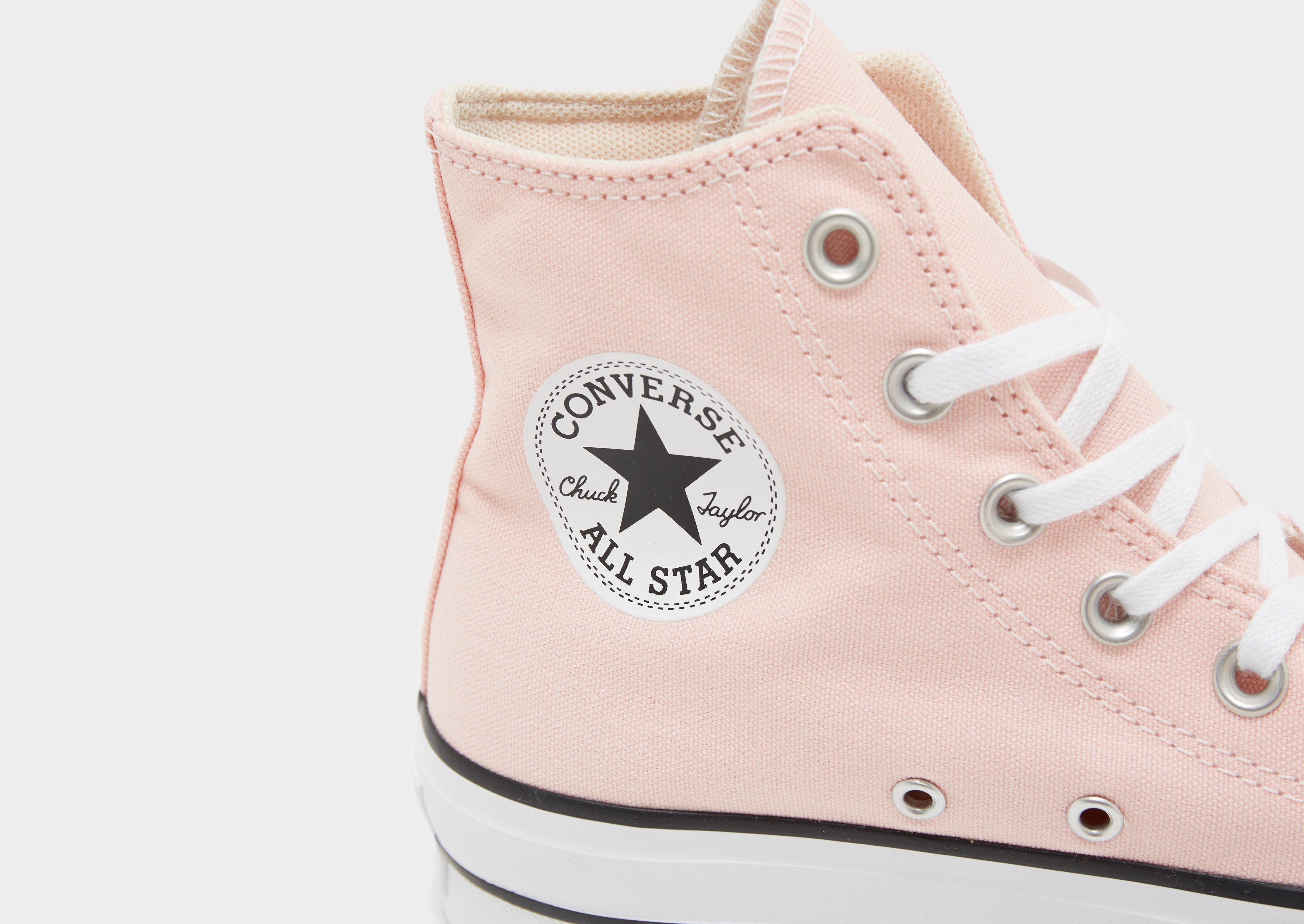 Pink Converse All Star Lift High Platform Women s JD Sports UK