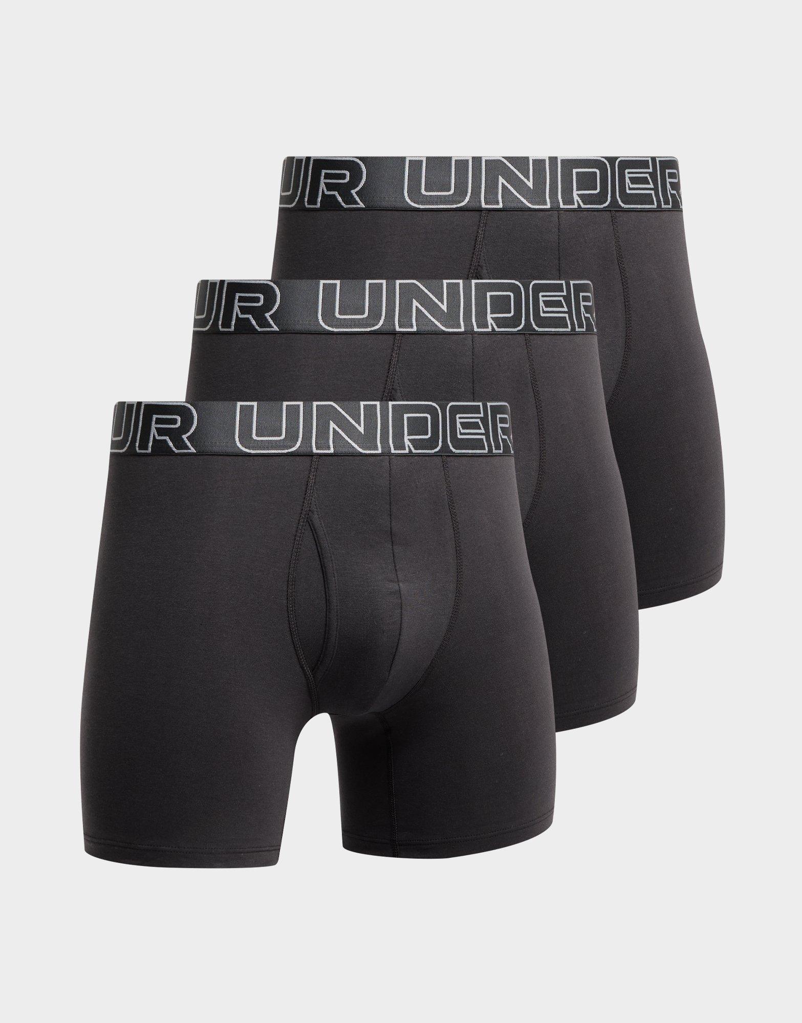 Black Under Armour 3-Pack Boxers - JD Sports Ireland