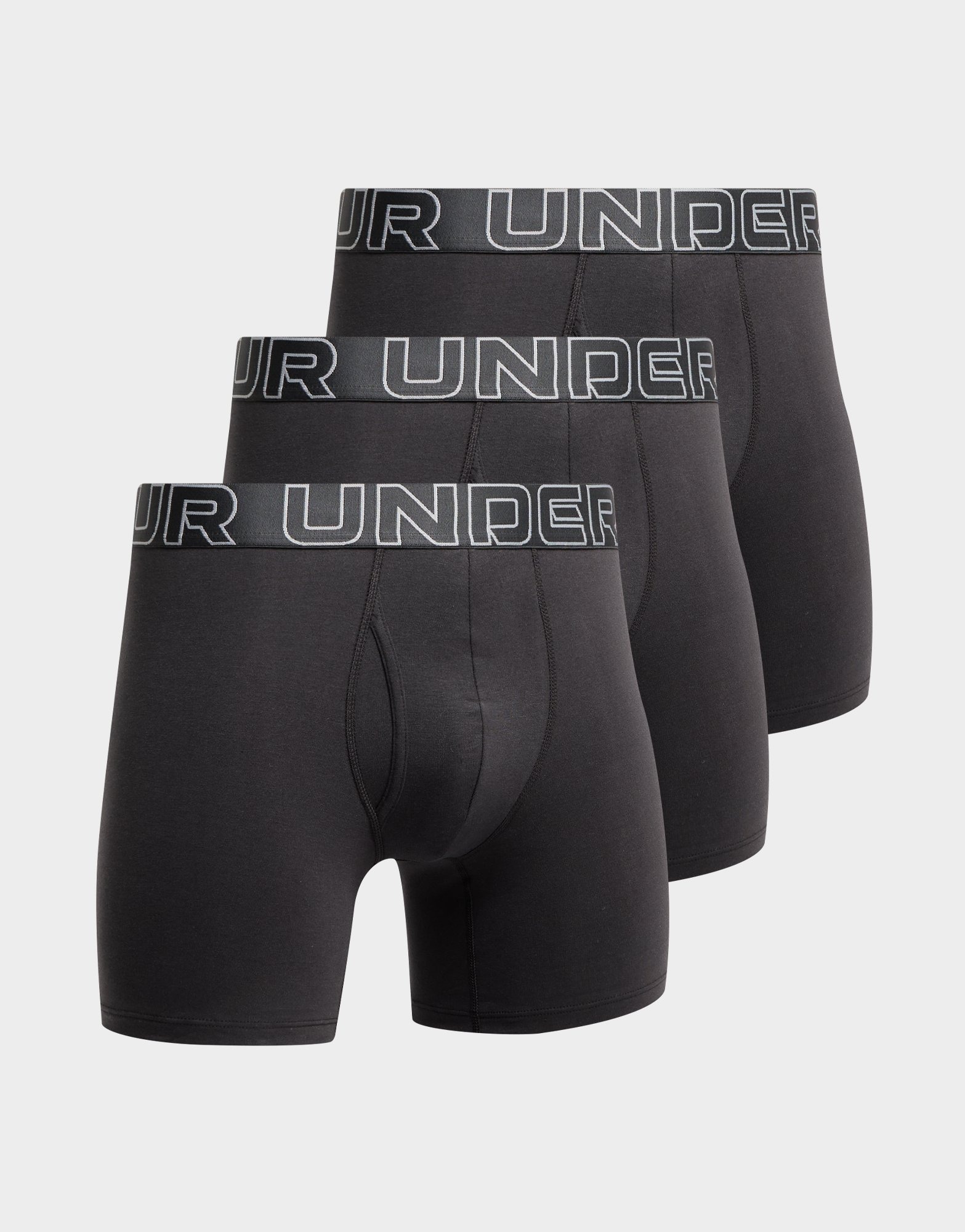 Under Armour Pack de 3 Boxers em Preto