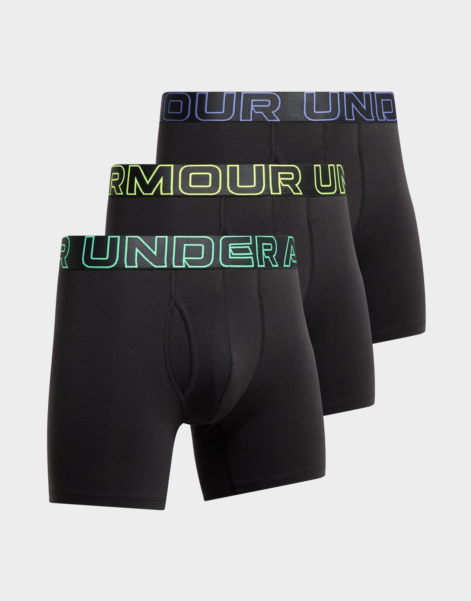 Black Under Armour 3-Pack Boxers | JD Sports UK