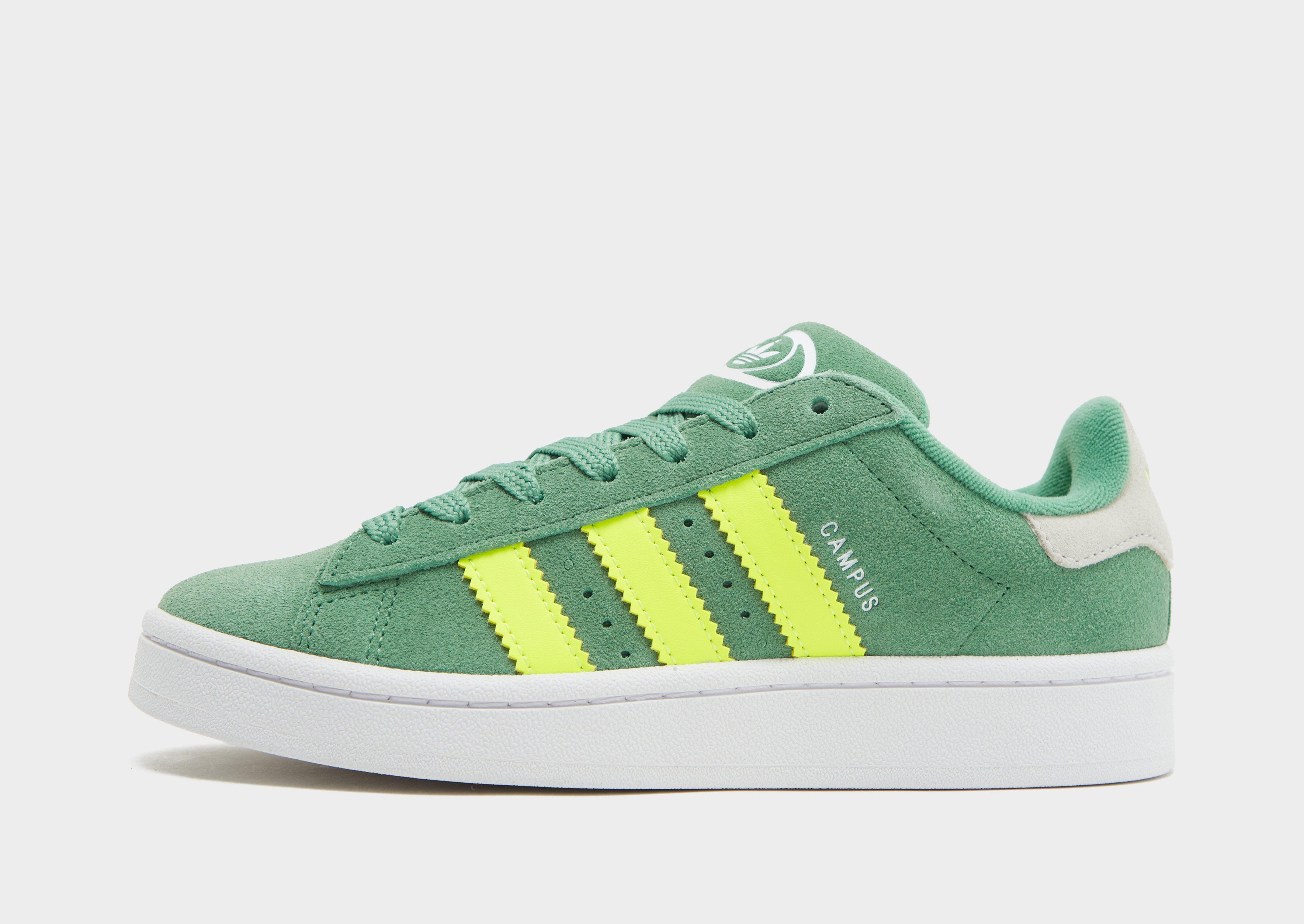 Adidas campus cheap green glow