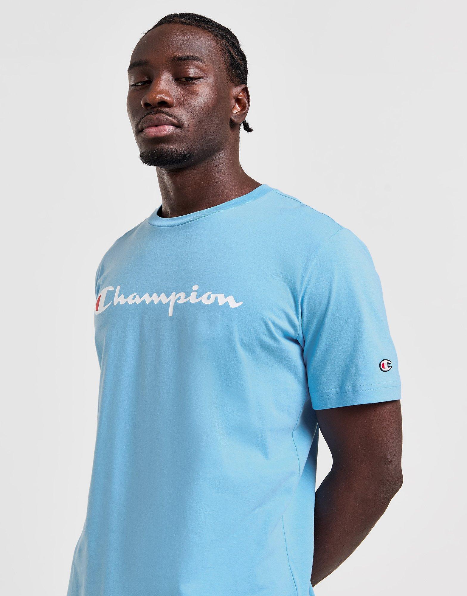 Champion store teal shirt