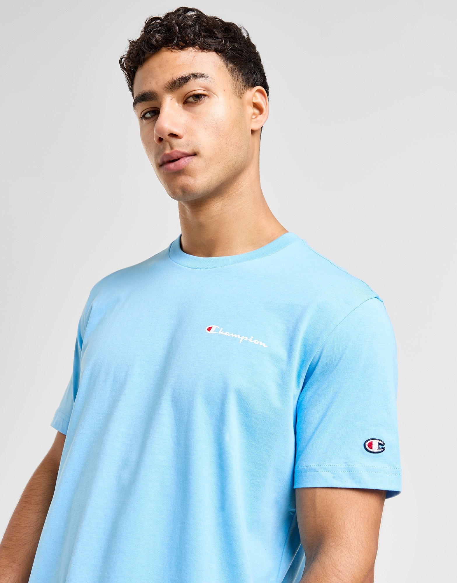 Blue Champion Core T-Shirt/Shorts Set - JD Sports