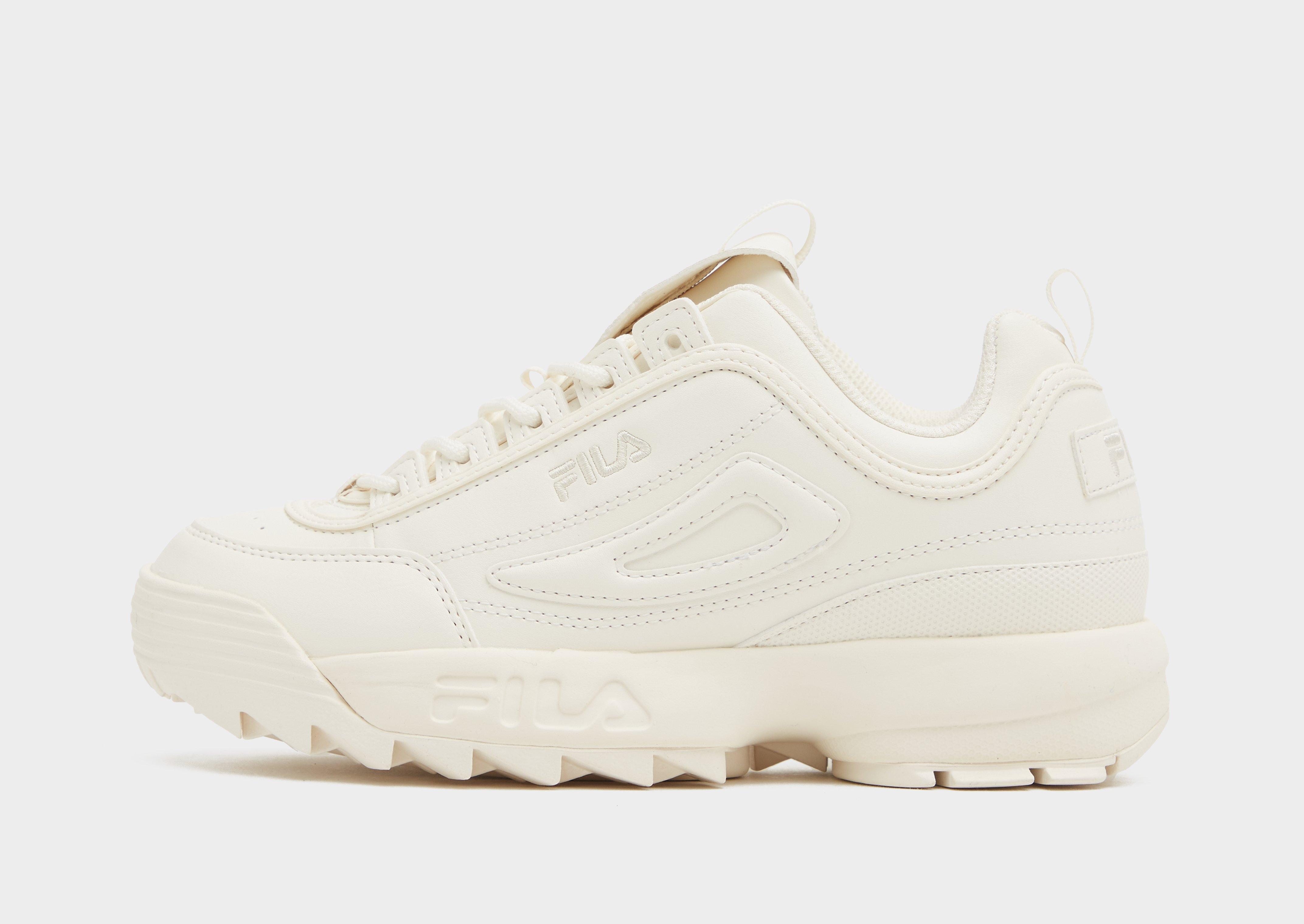 Fila disruptor sale white brown