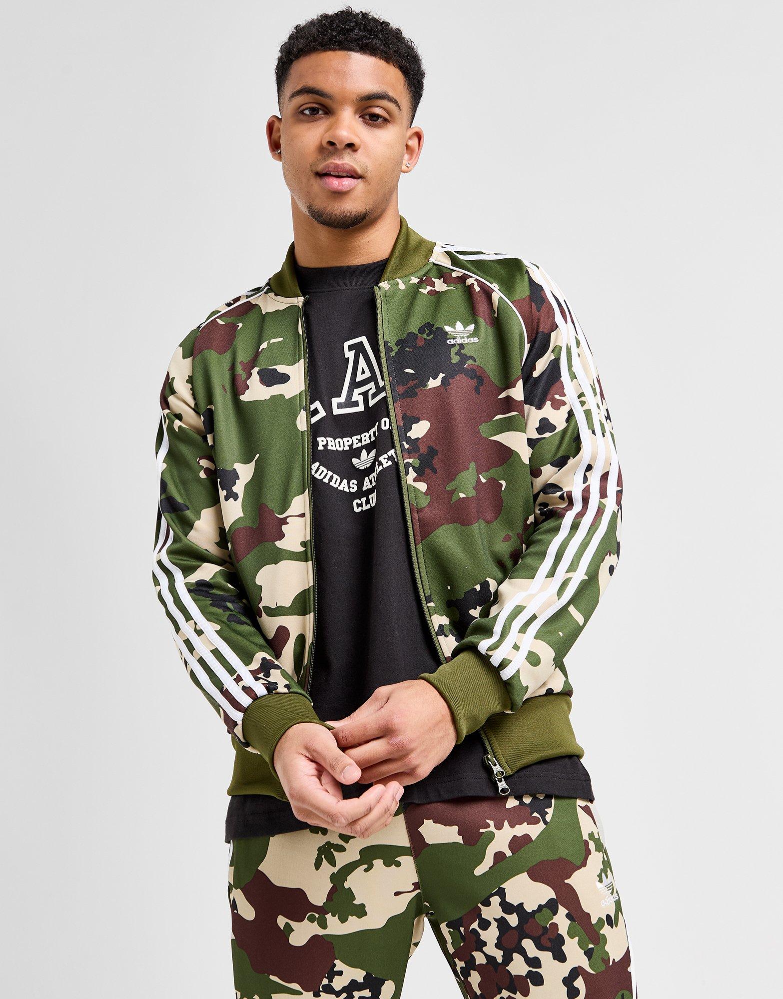 adidas Originals SST Camo Track Top Grun JD Sports Deutschland