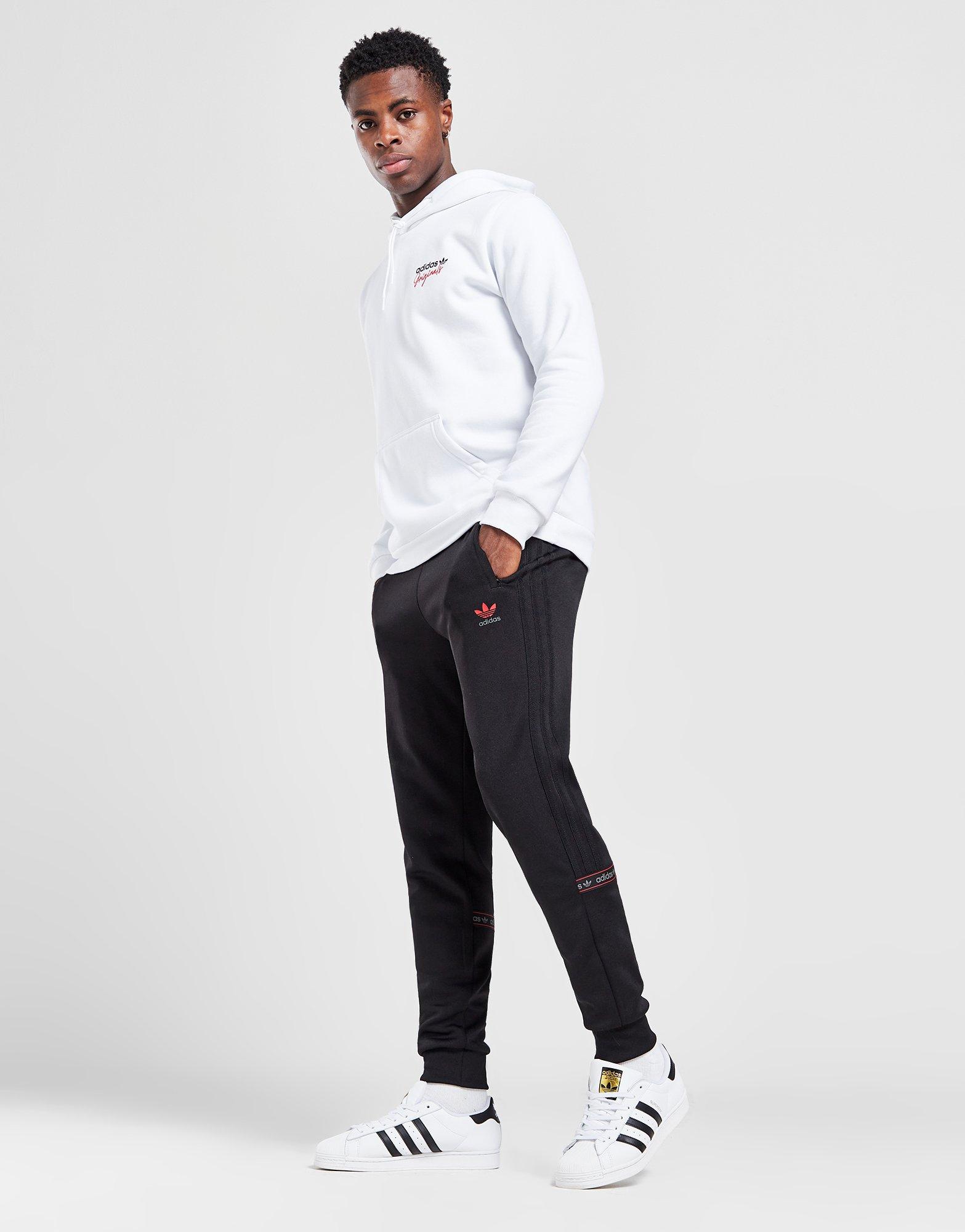 Adidas tracksuit taped sides online