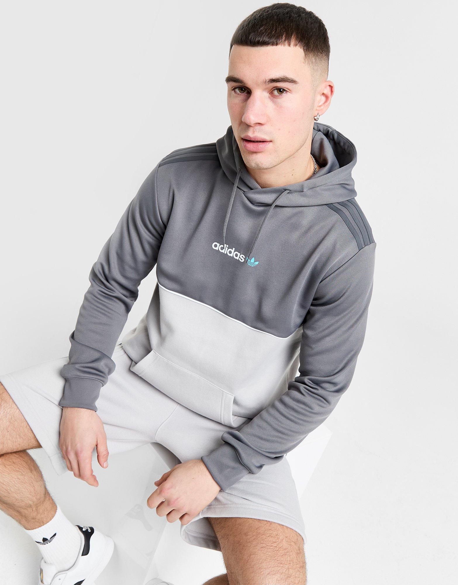 Pull adidas homme gris best sale