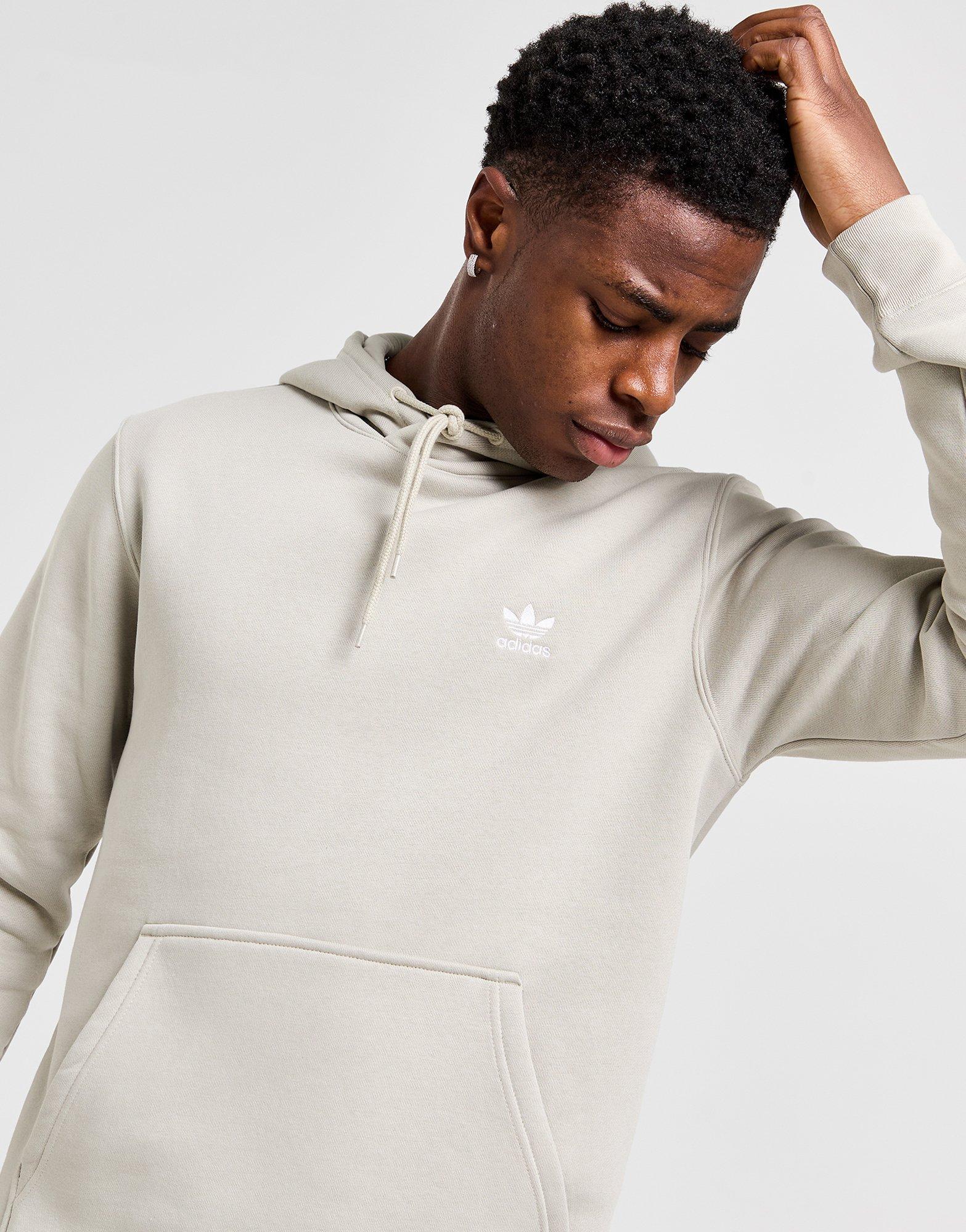 Adidas trefoil store hoodie beige