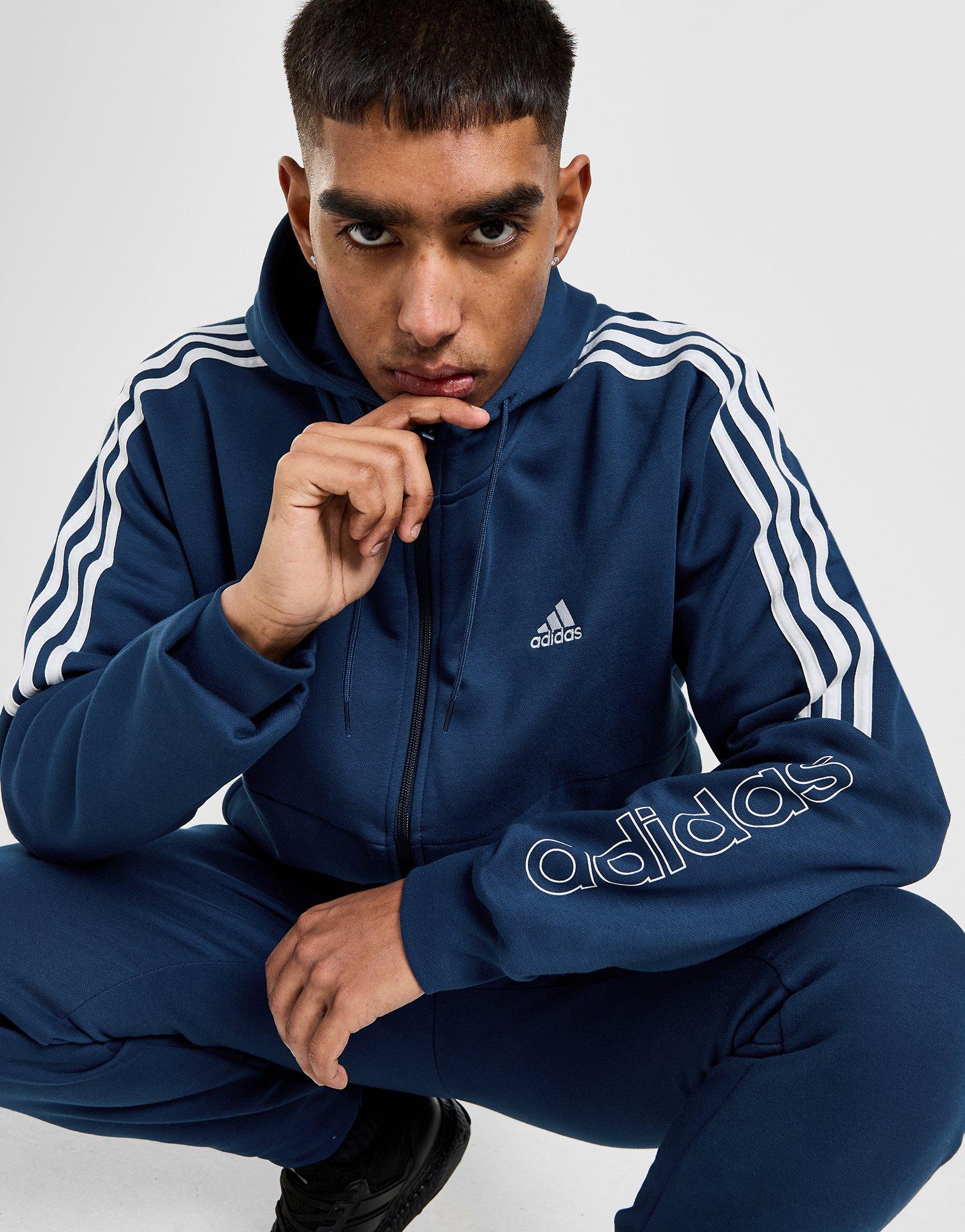 adidas 3-Stripes Fleece Tracksuit