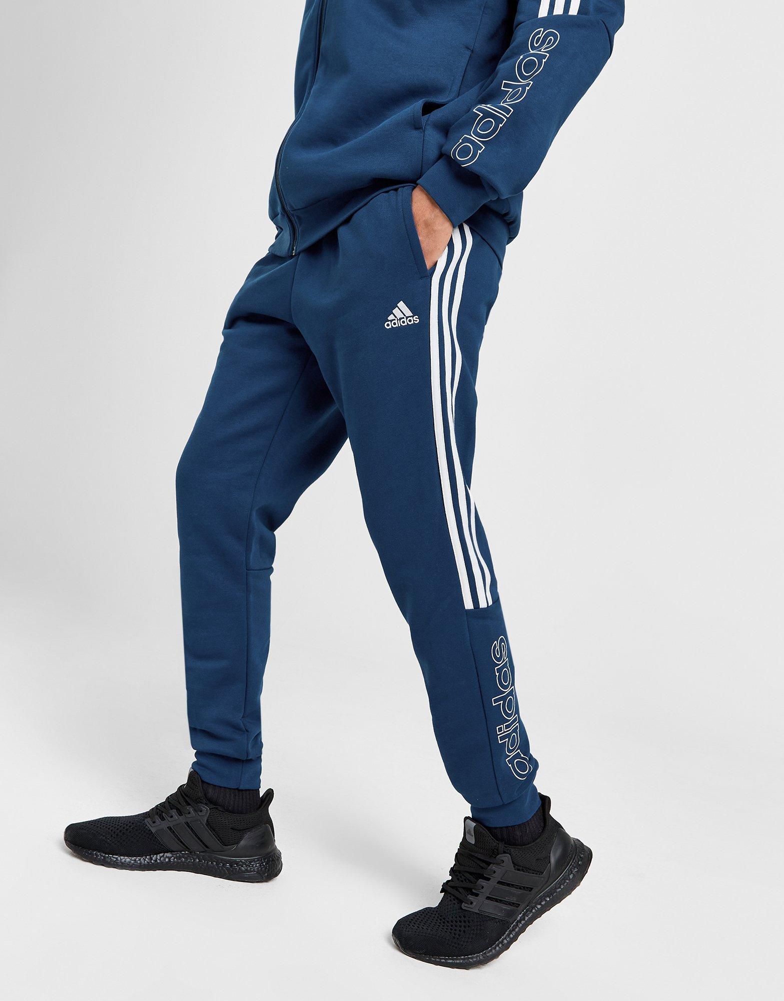 adidas 3-Streifen Fleece Trainingsanzug