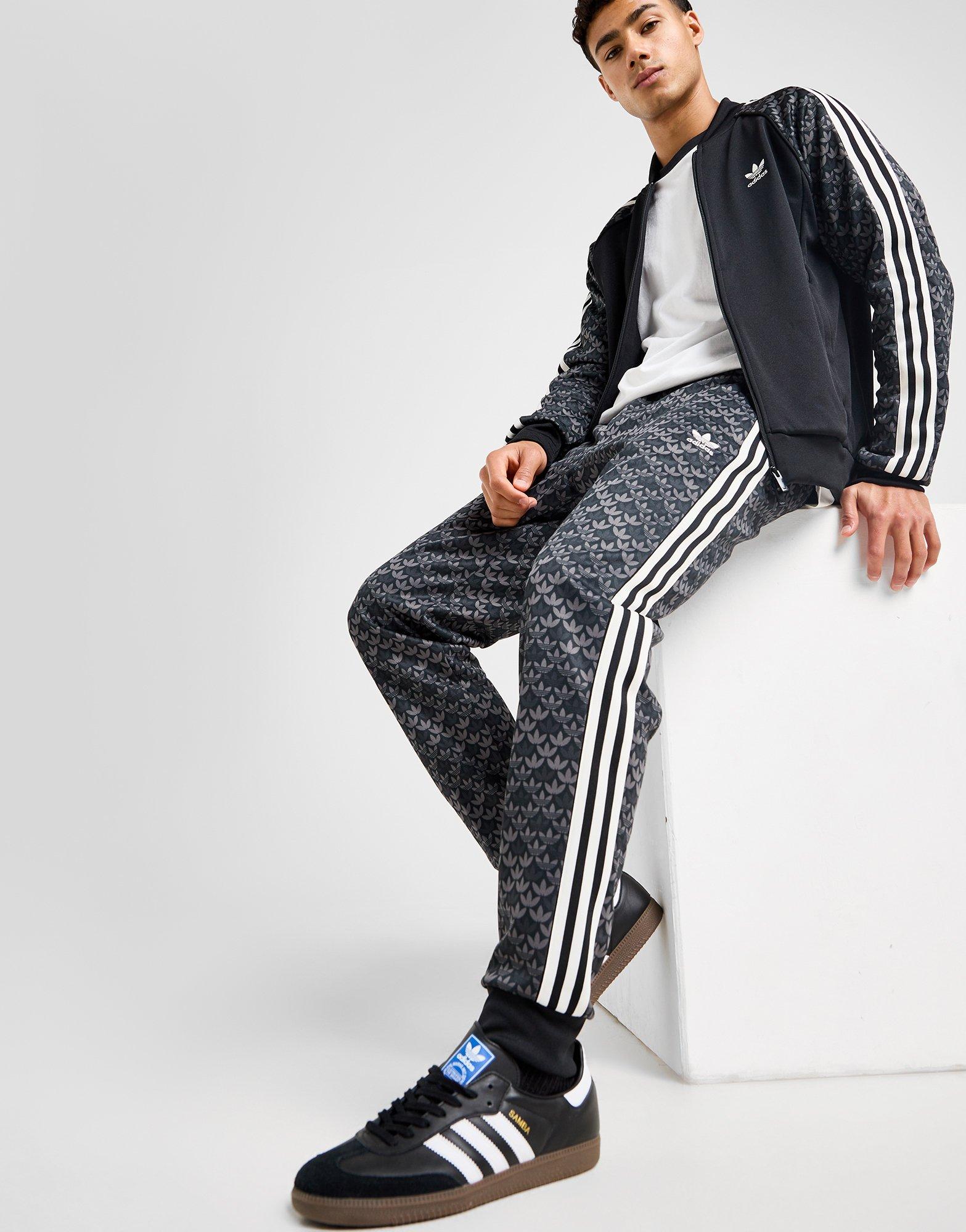 adidas Originals Pantalon de jogging SST Mono Homme Noir- JD