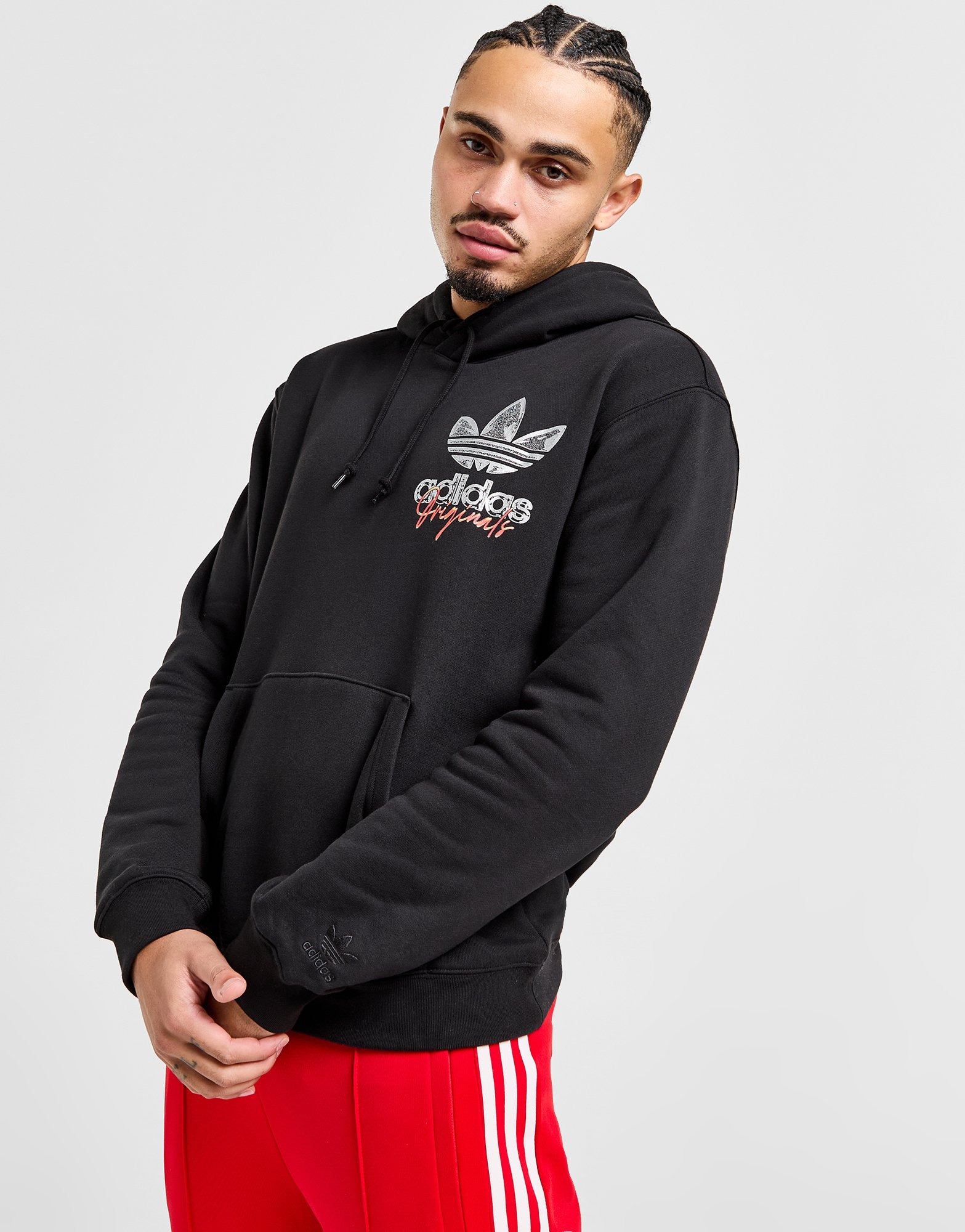 adidas Originals Sweat à Capuche Bling Homme Noir JD Sports France