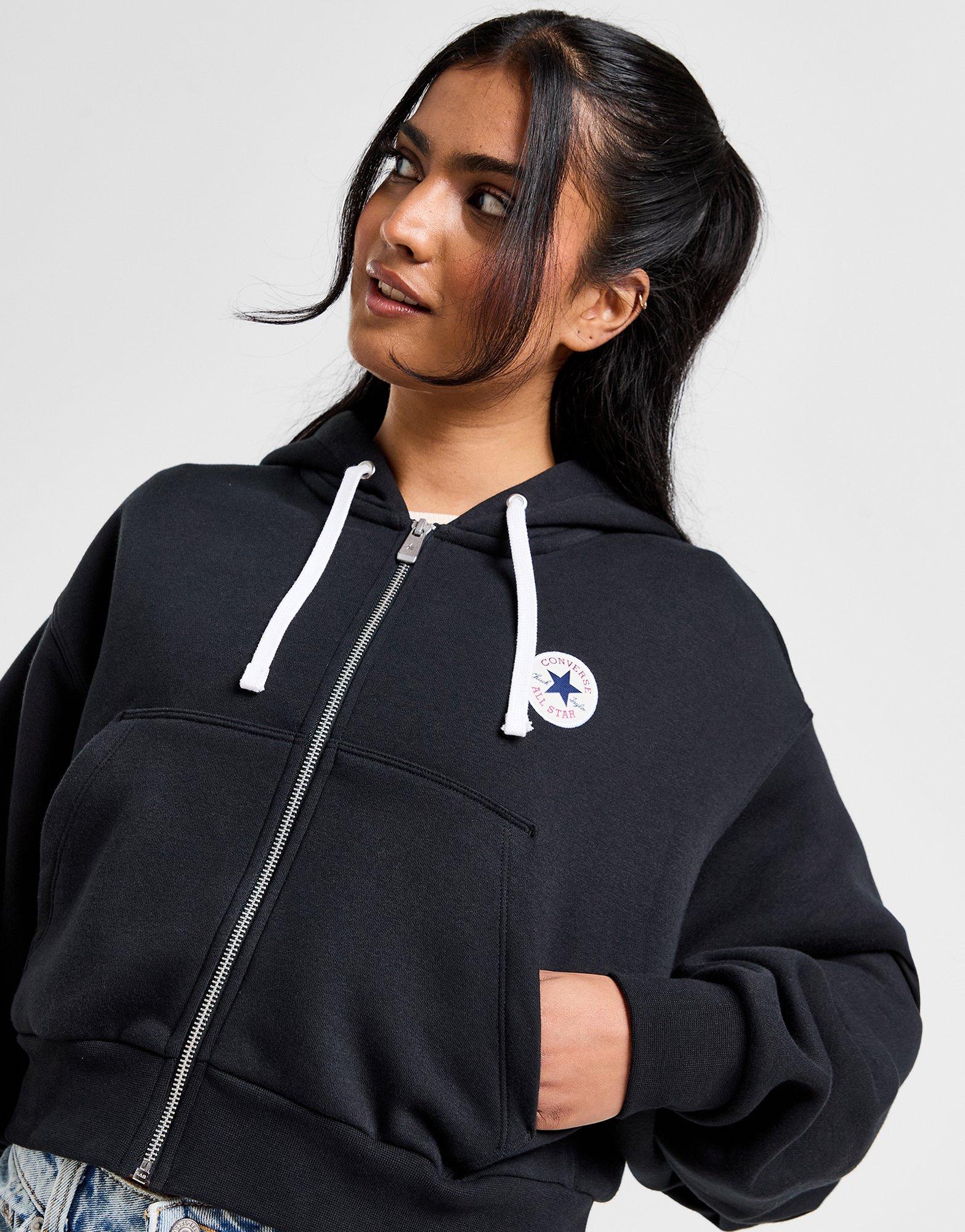 Womens black shop converse hoodie