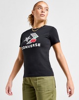 Converse T-shirt Cherry Chevron Femme
