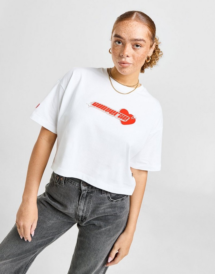Converse Y2K Heart Crop T-Shirt