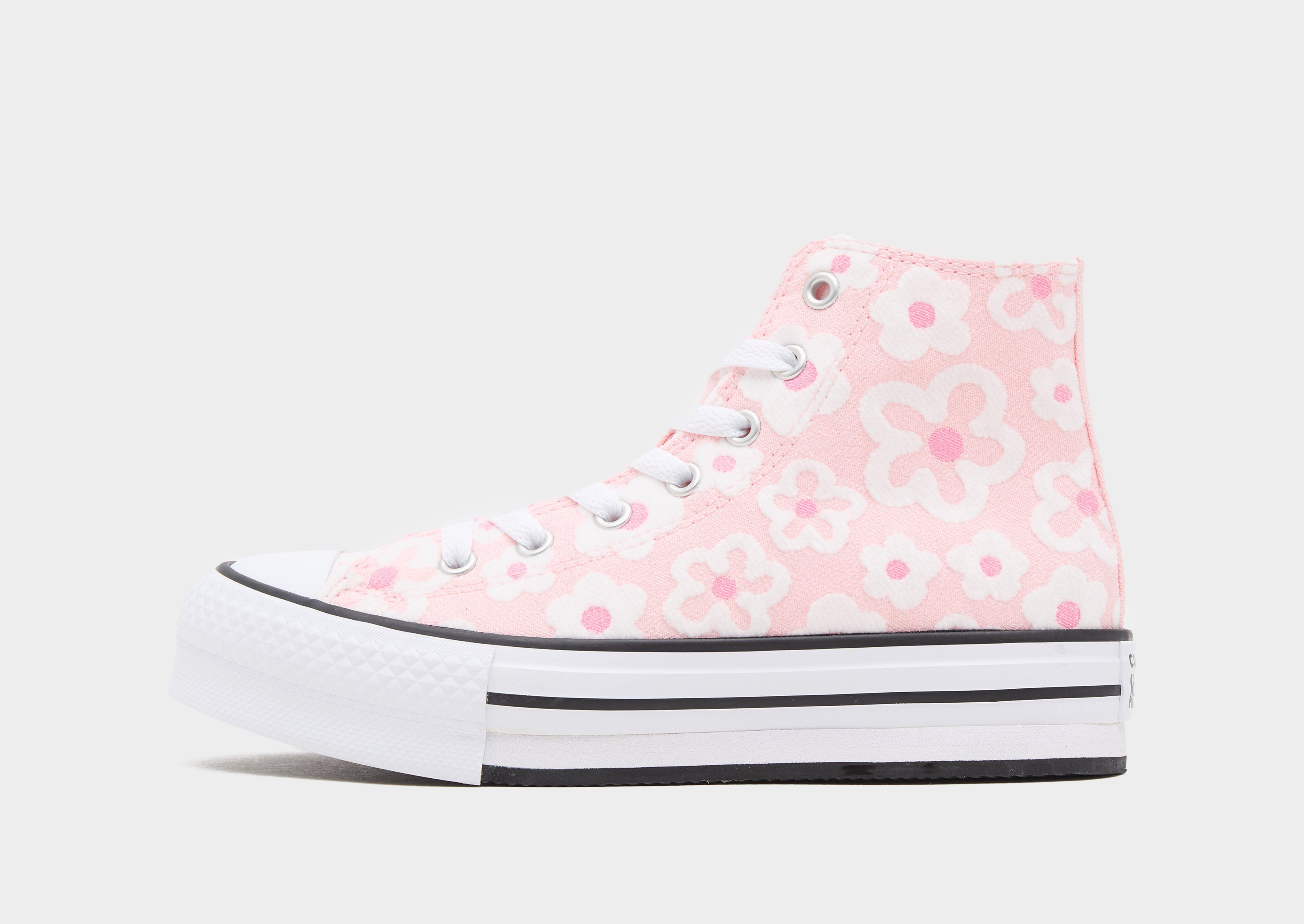 Converse rose outlet ruban