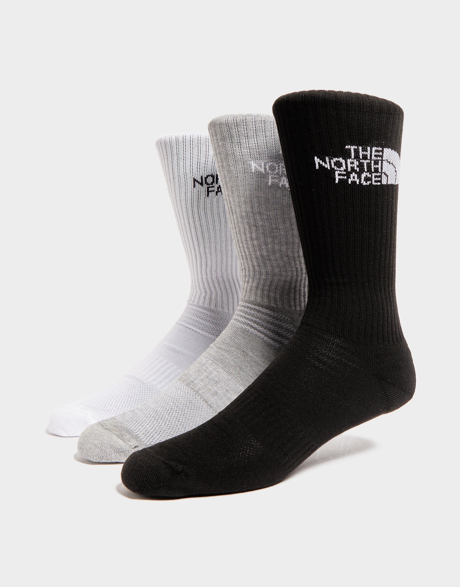 Multi The North Face 3Pack Crew Socks JD Sports Ireland