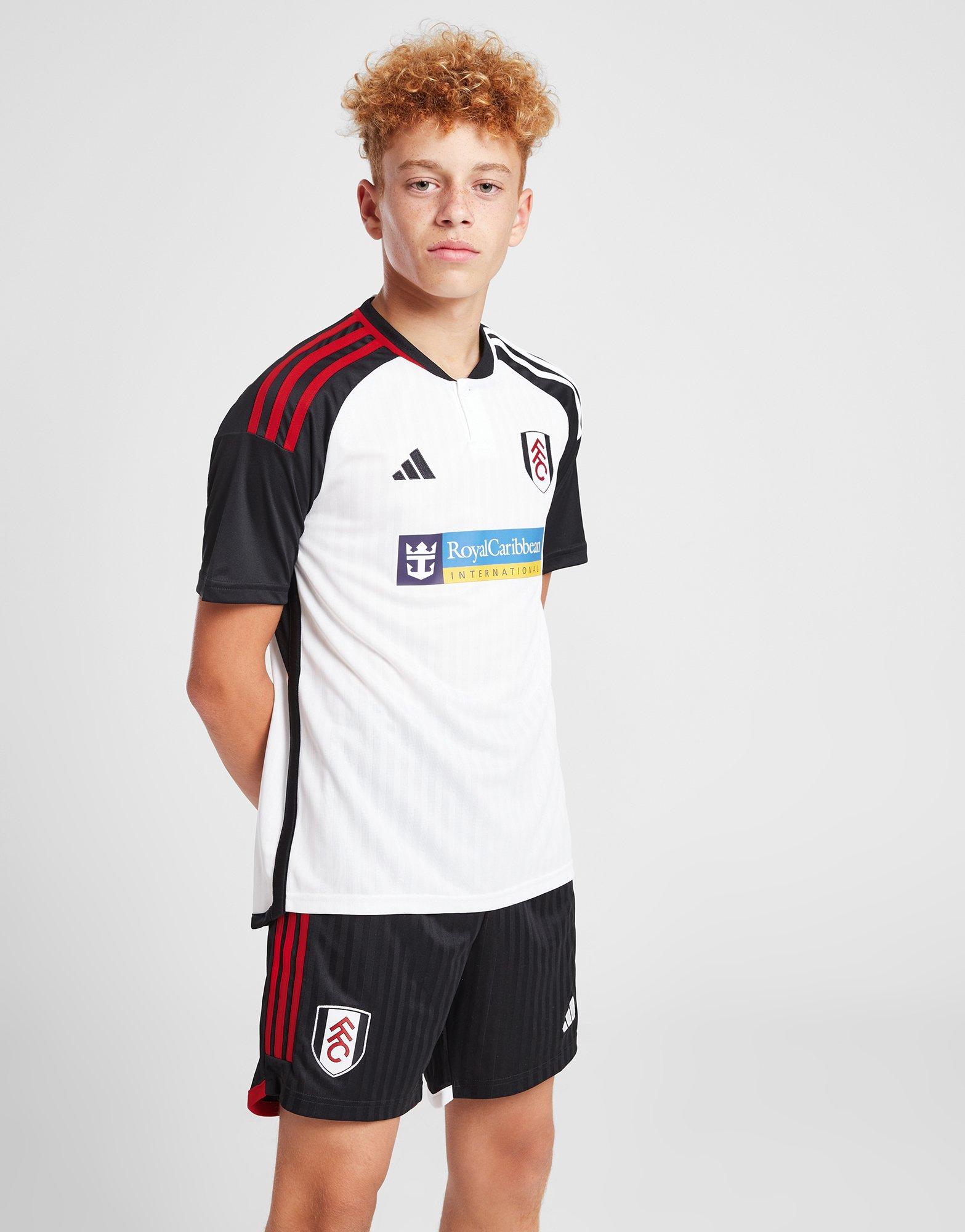 Black adidas Fulham FC 2023/24 Home Shorts Junior - JD Sports