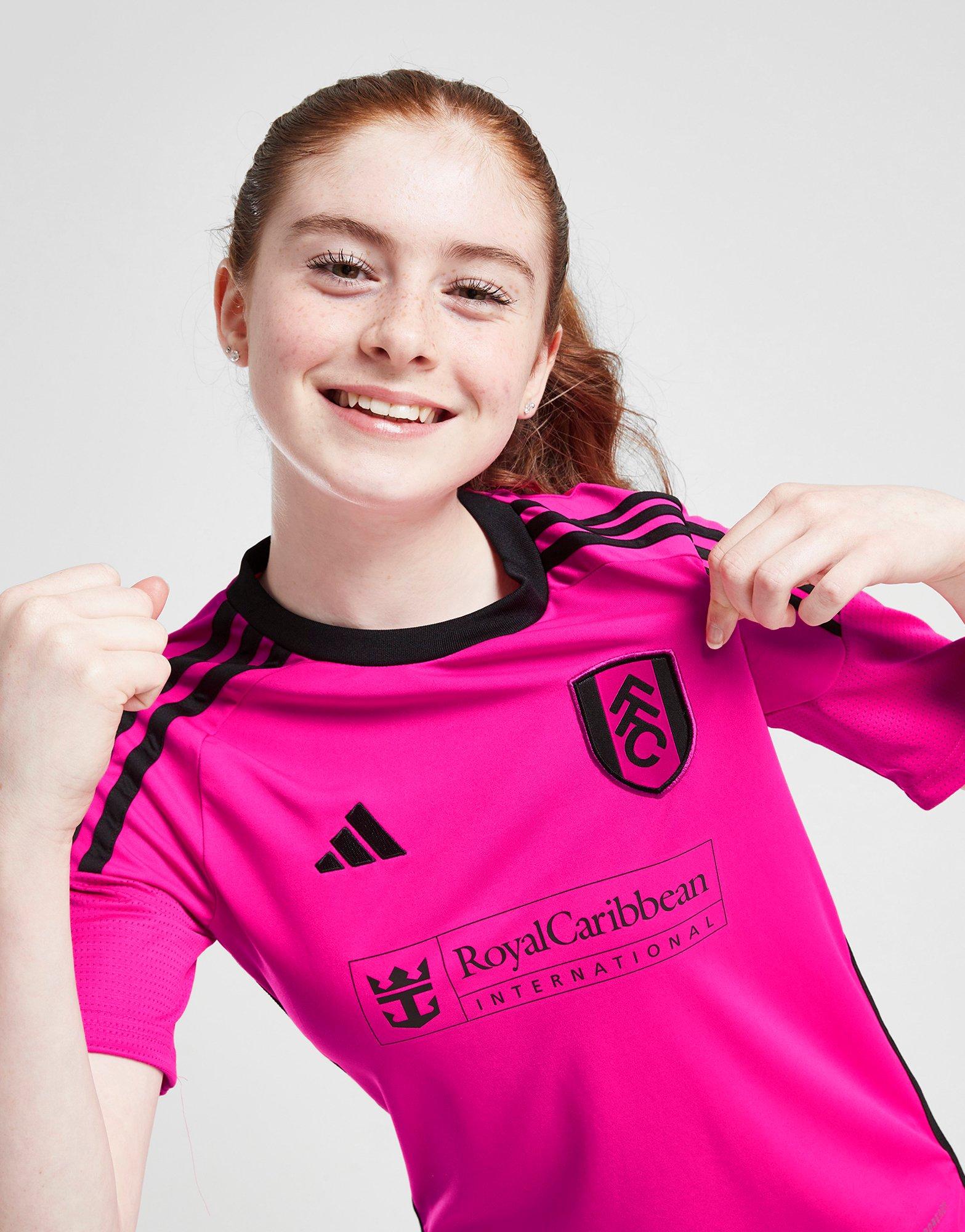 Pink adidas Fulham FC 2023/24 Away Shirt