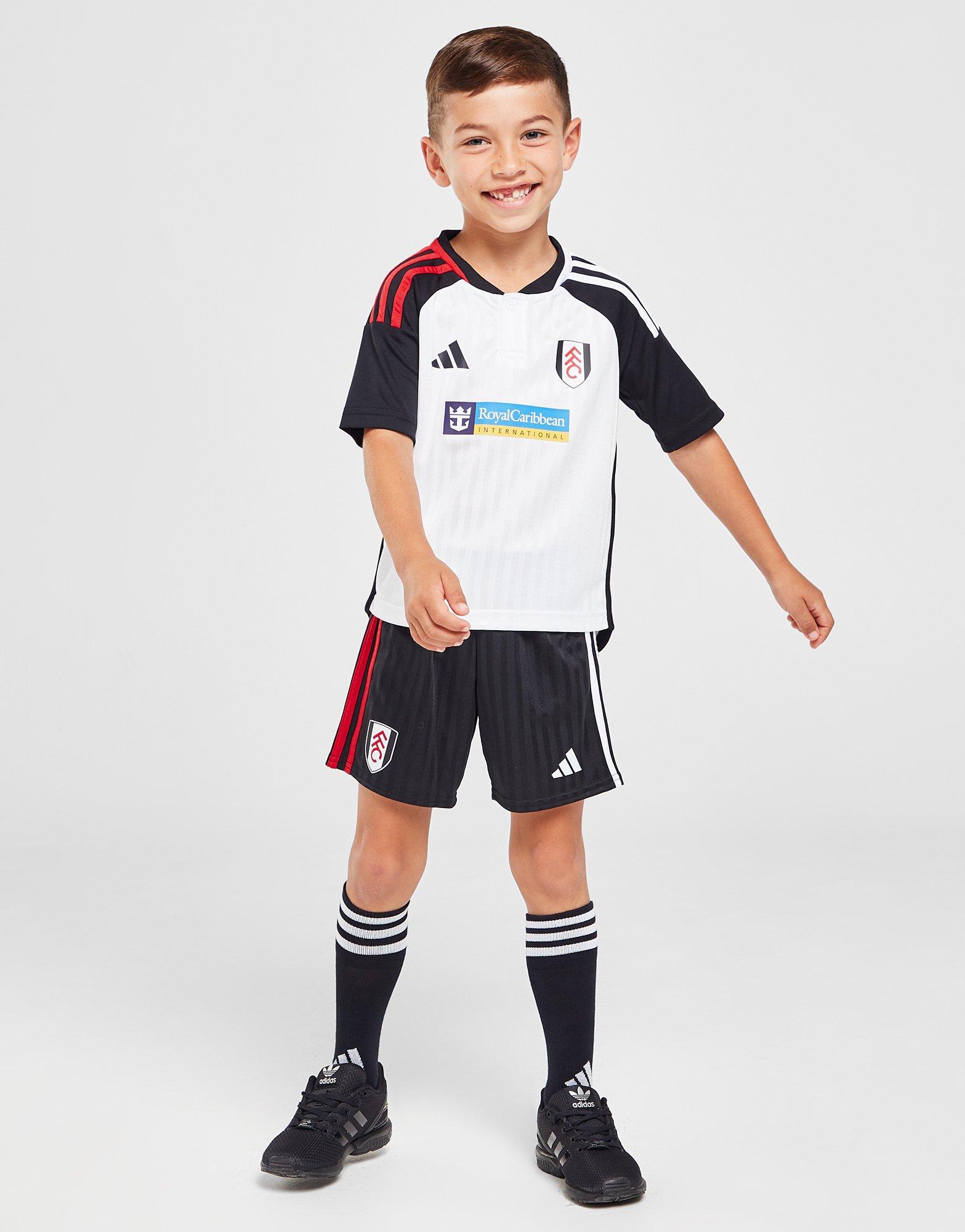 White adidas Fulham FC 2023/24 Home Kit Children