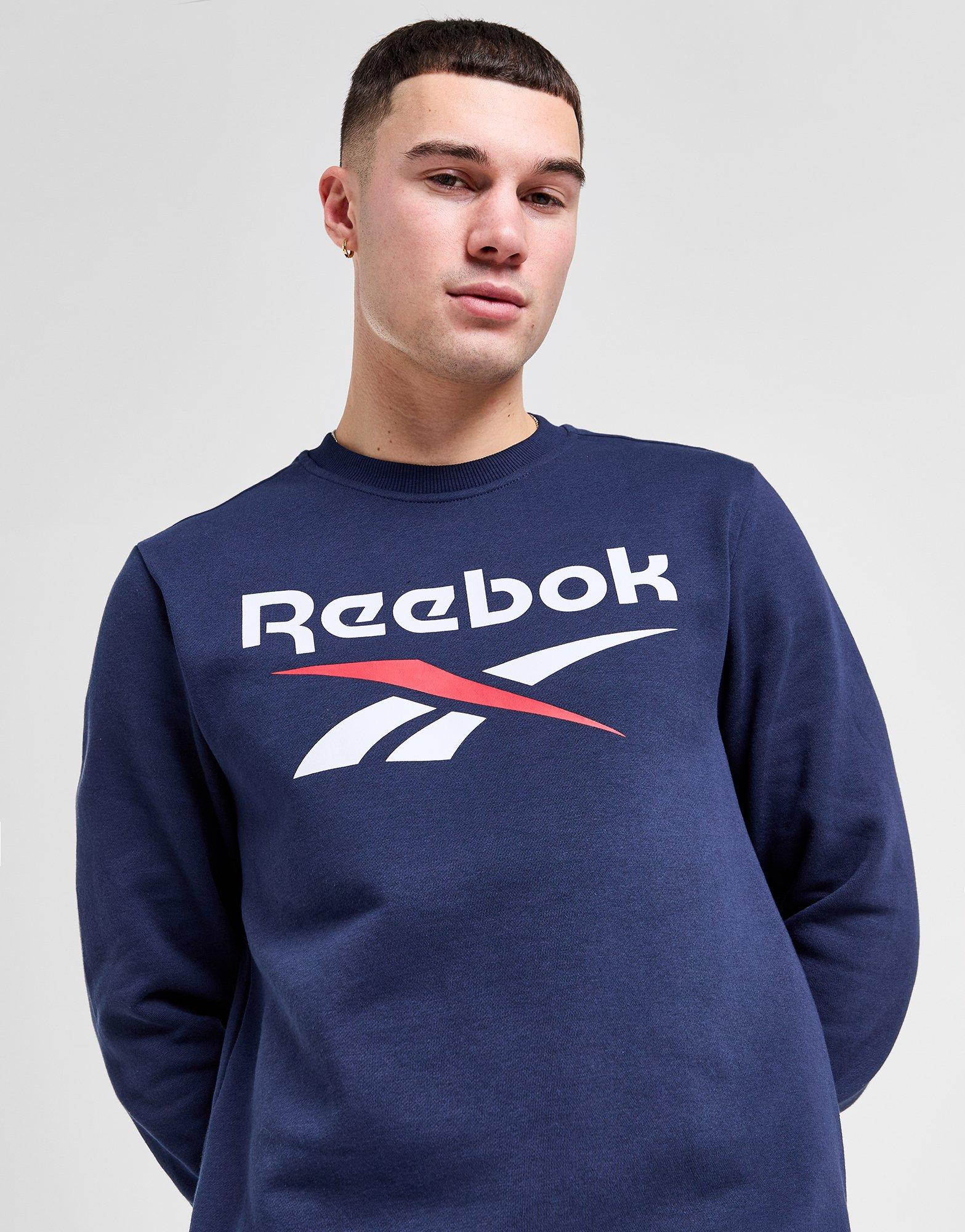 Reebok classic hot sale sweatshirt blue