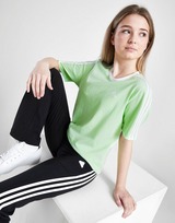 adidas Girls' Badge of Sport 3-Stripes T-Shirt Junior