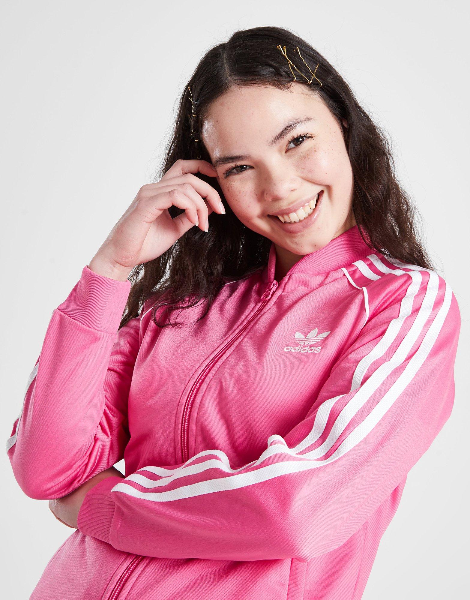 adidas Originals Girls' SST Full Zip Track Top Junior