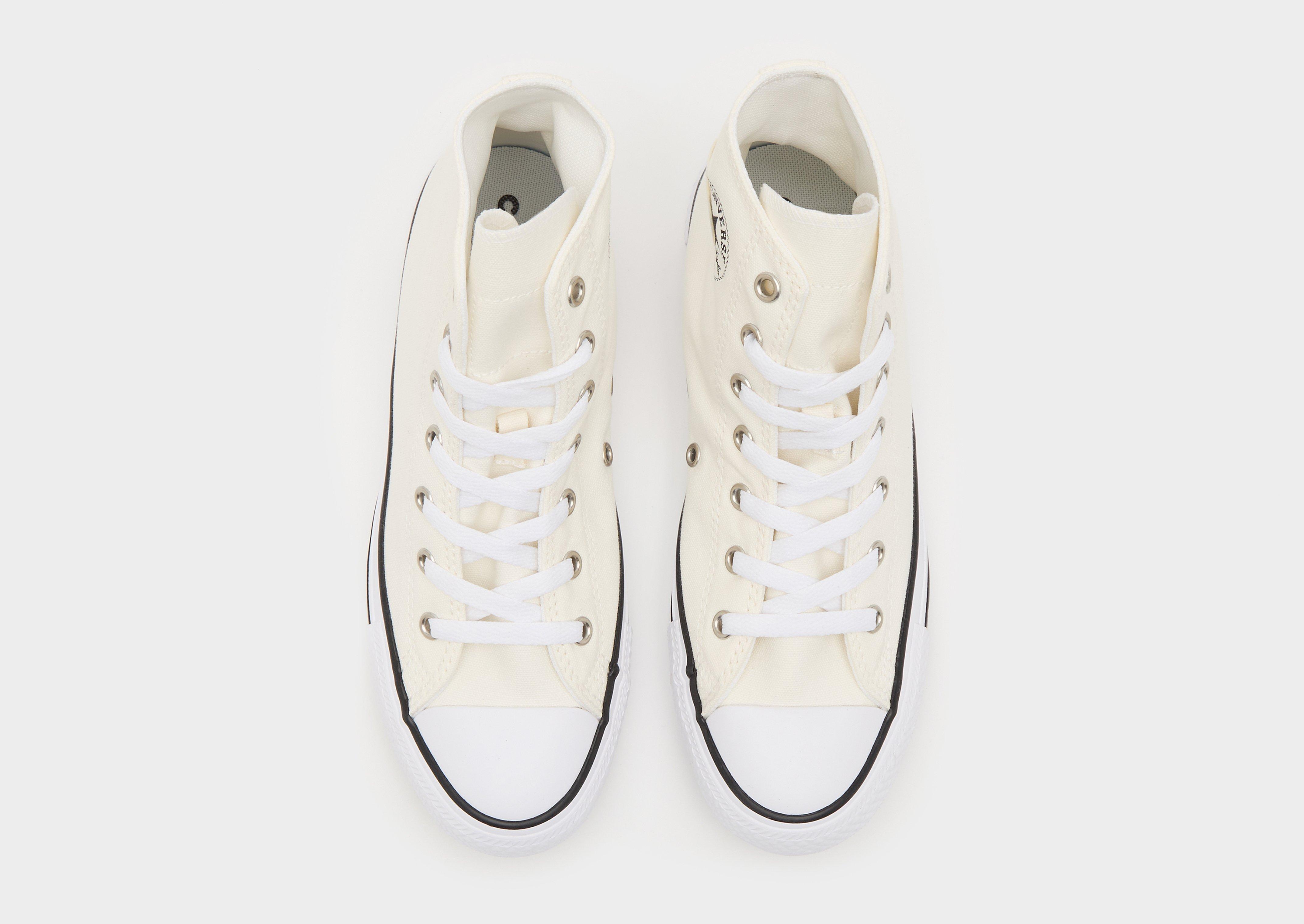 White converse jd top junior