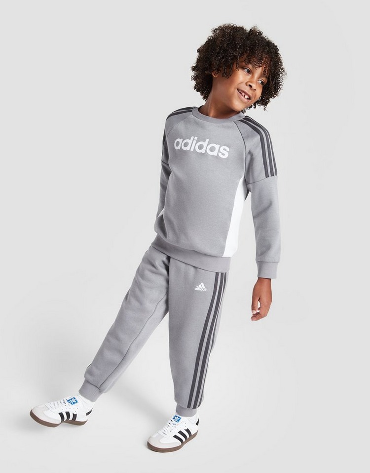 adidas Linear Crew Tracksuit Children