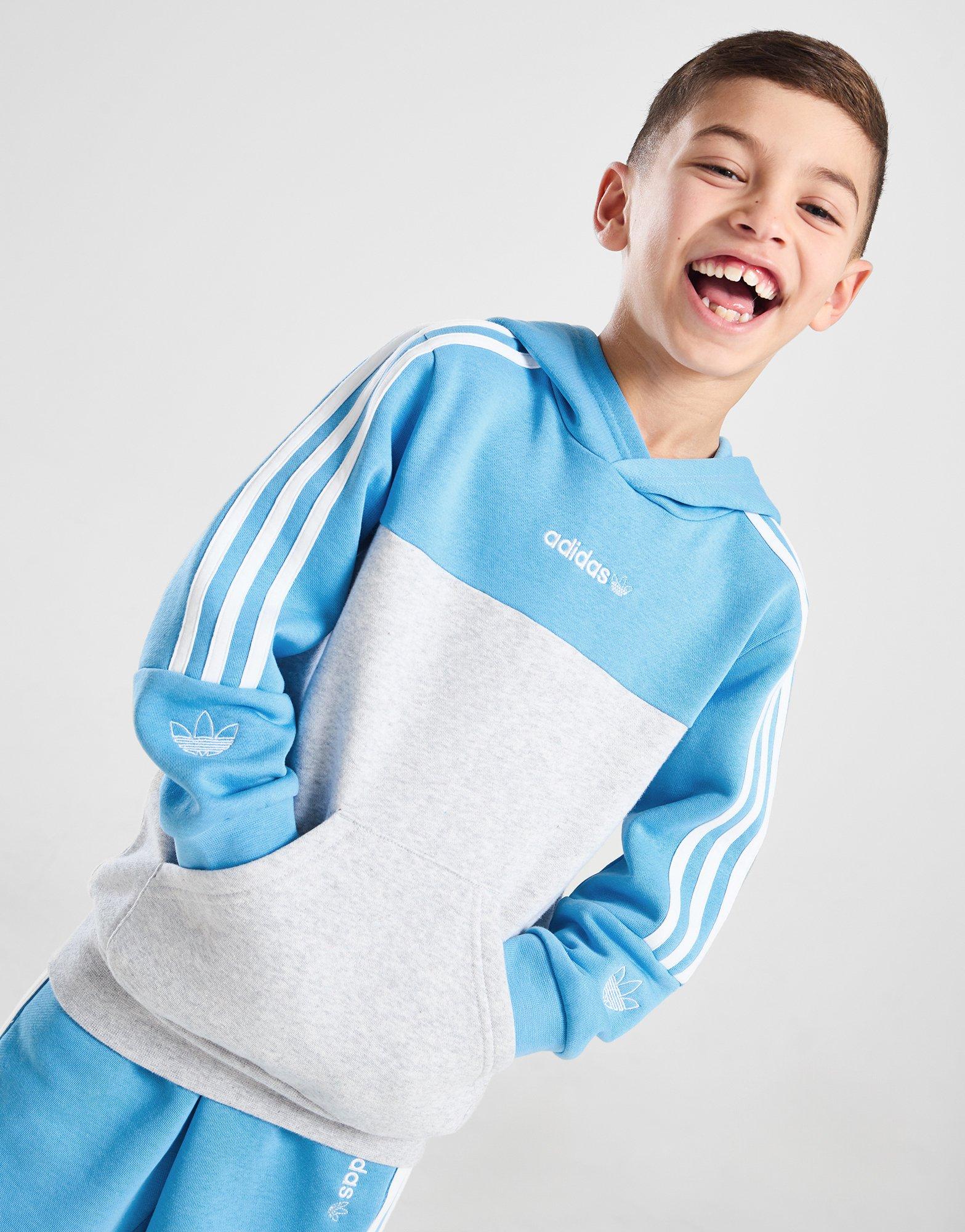 adidas Originals Colour Block Overhead Tracksuit Children