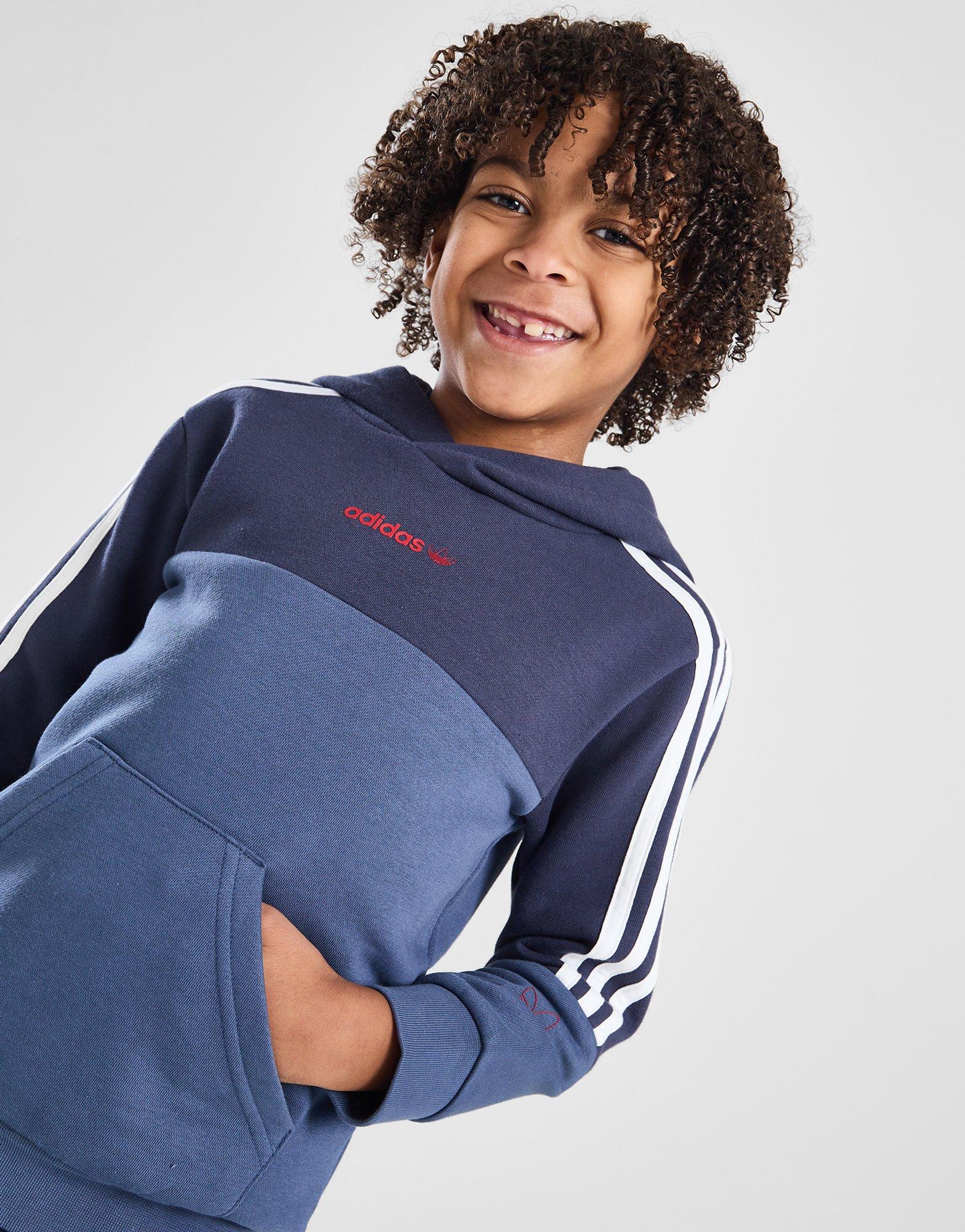 adidas Originals Colour Block Overhead Tracksuit Children