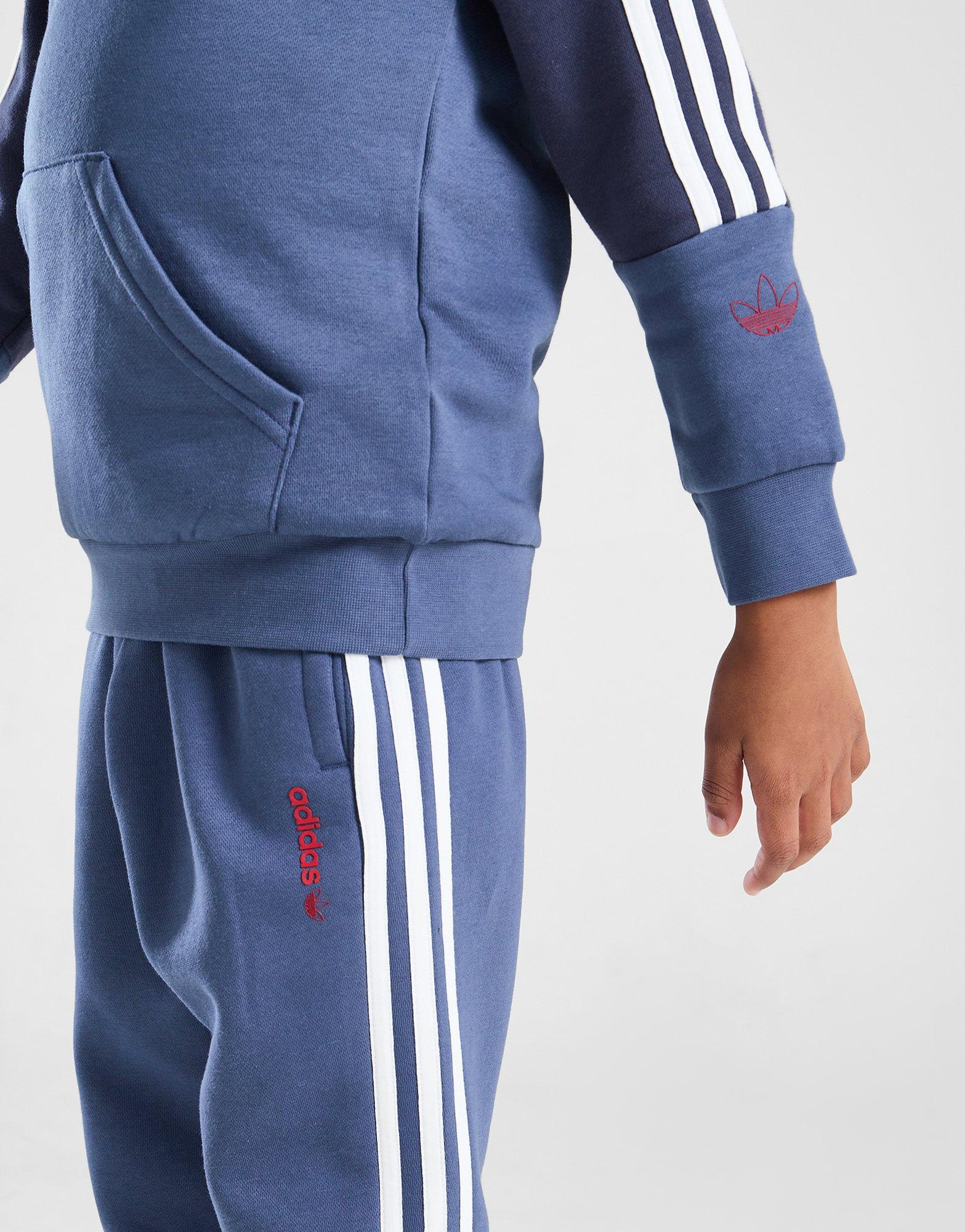 adidas Originals Colour Block Overhead Tracksuit Children