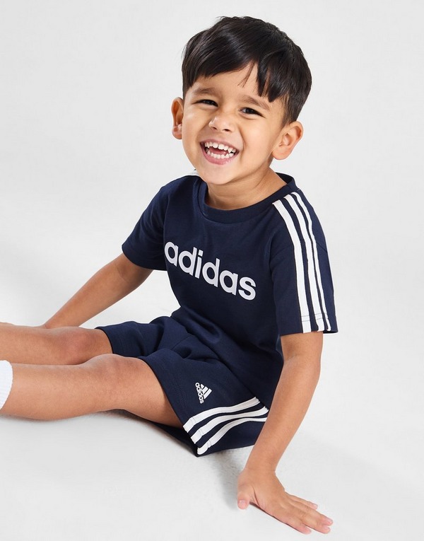 adidas Linear T-Shirt/Shorts Set Babys