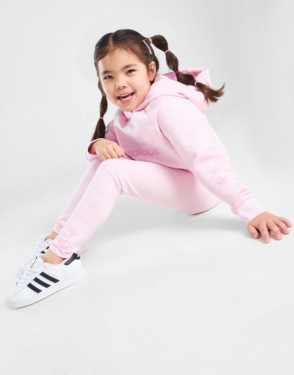 Girls' Little Kids' adidas Originals Repeat Trefoil Hoodie and