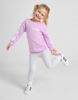 adidas Girls' Linear Crew Trainingsanzug Babys