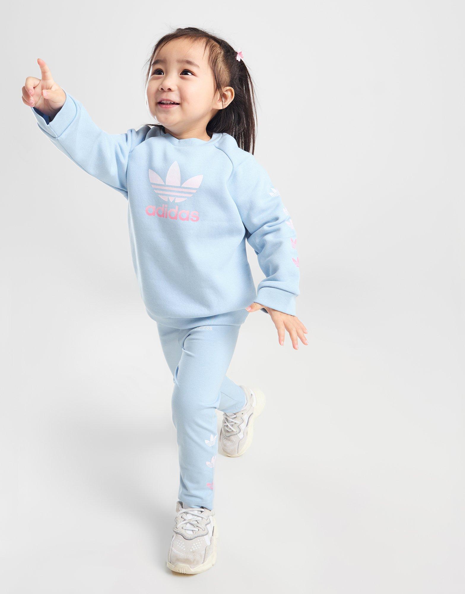 Baby blue 2025 adidas tracksuit