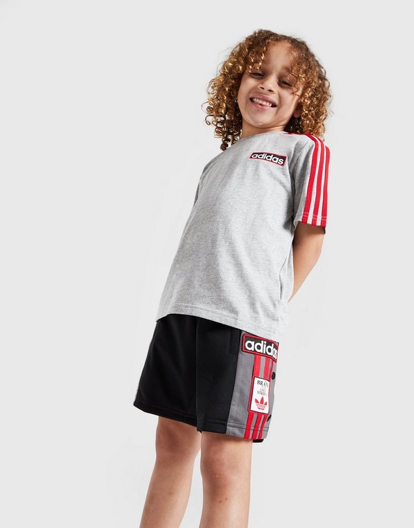 adidas Originals Popper T-Shirt/Shorts Set Kleinkinder