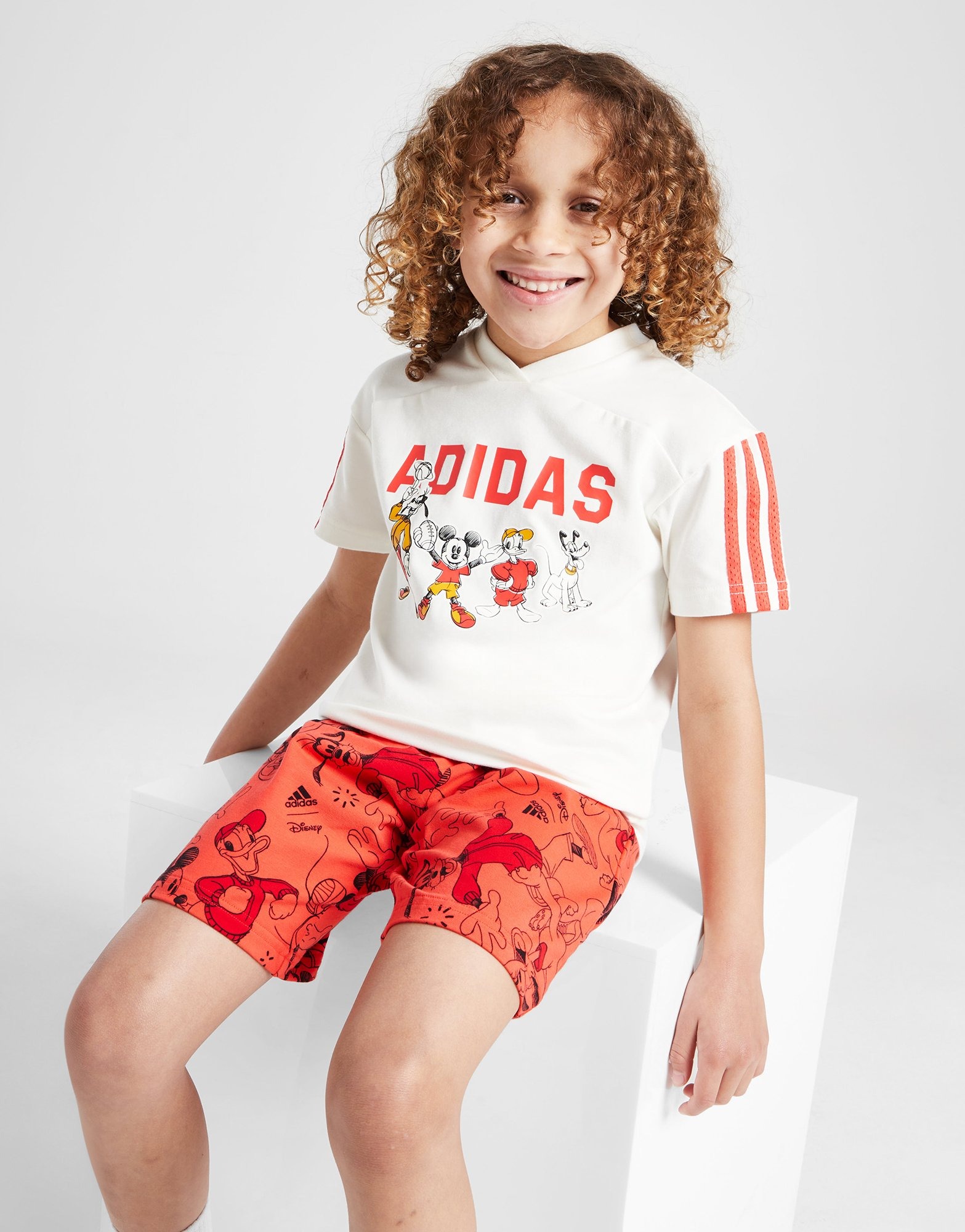 adidas Conjunto camiseta adidas x Disney Mickey Mouse en Blanco Crudo JD Sports Espana