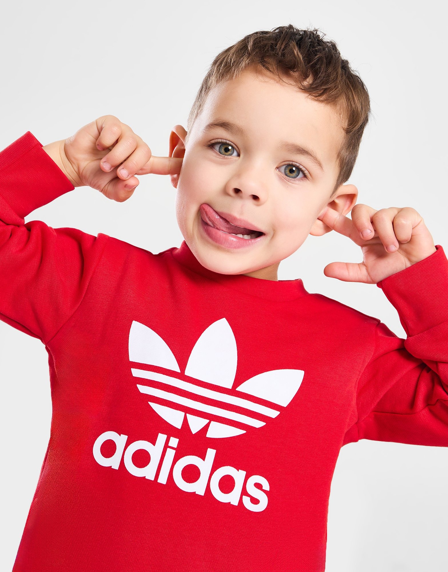 adidas Originals Trefoil Crew Tracksuit Infant em | JD Sports