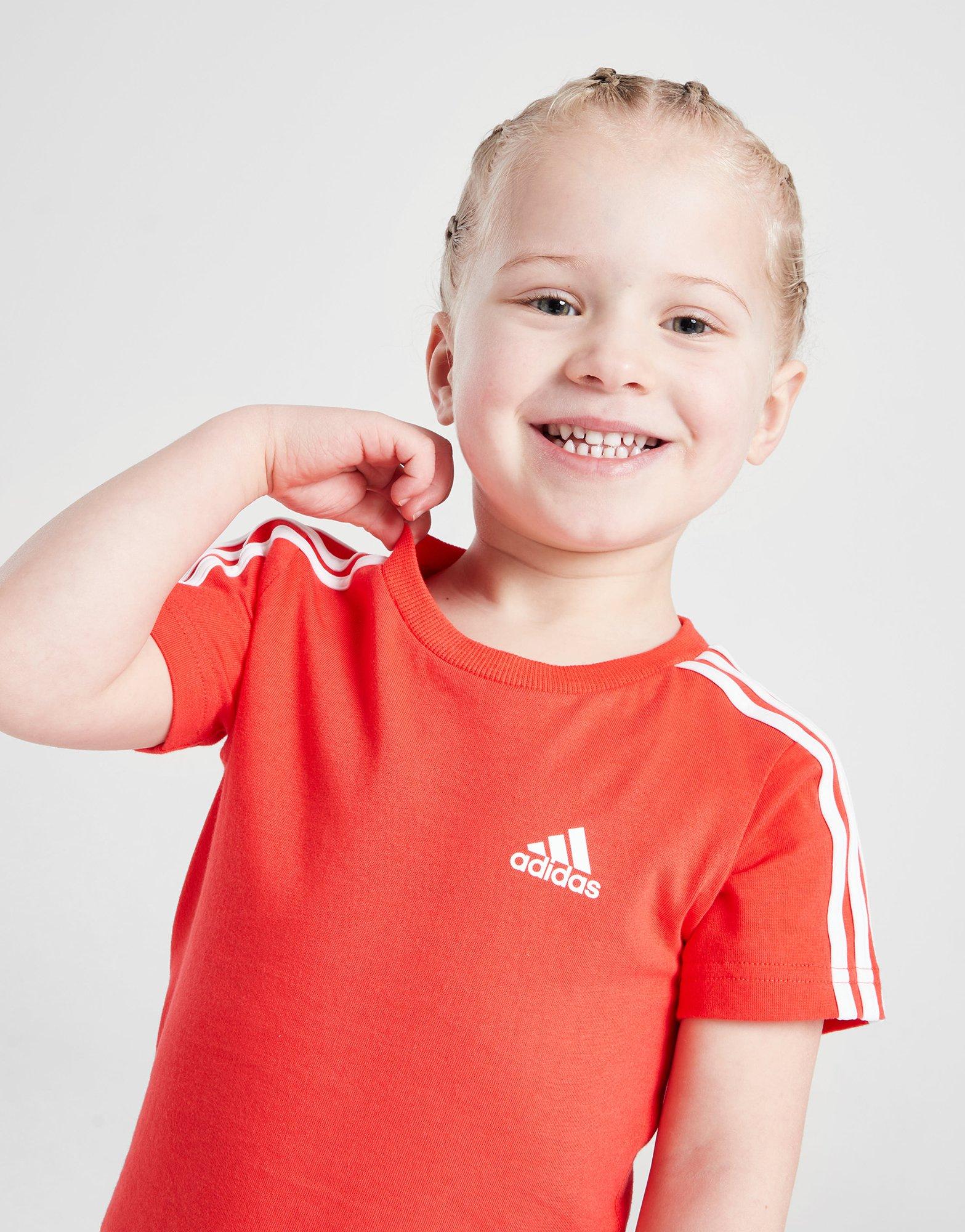 adidas Badge of Sport Logo T-Shirt/Shorts Set Infant