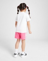 adidas Originals Girls' Trefoil T-Shirt/Shorts Set Children