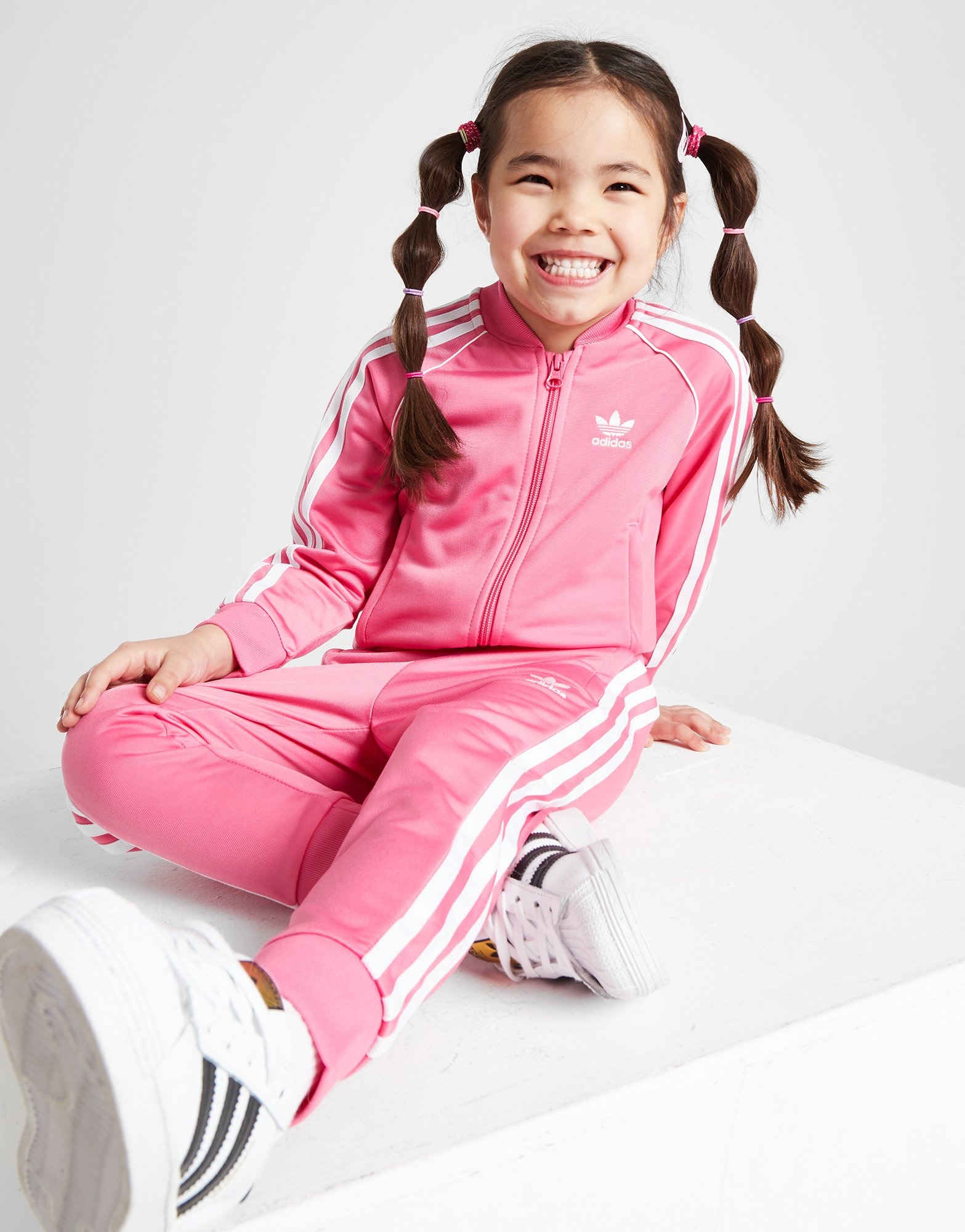 Pink adidas Originals Girls' SST Tracksuit Children | JD Sports UK